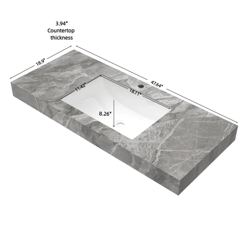 48" MURI Bathroom Sink by HouseOfZazla