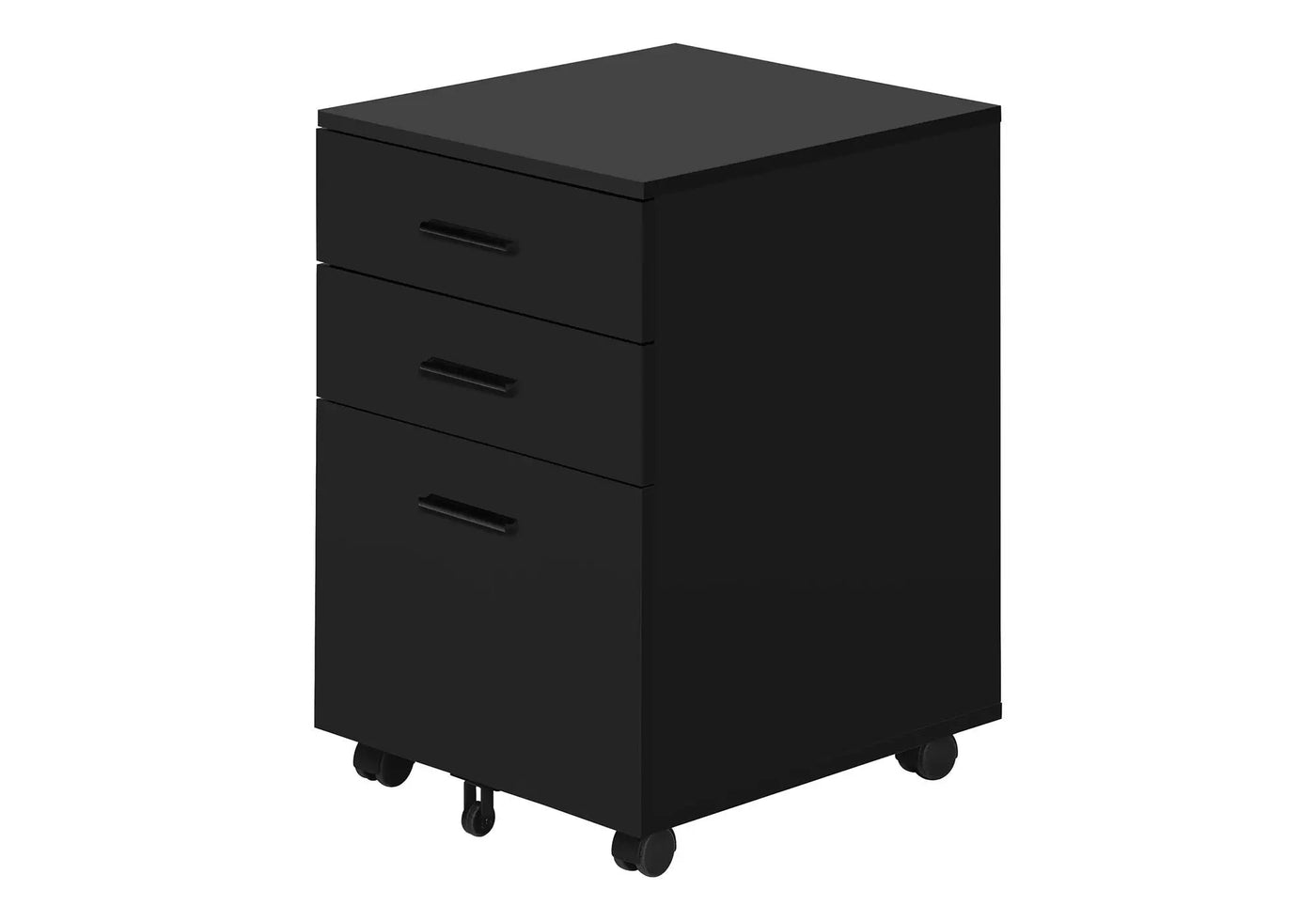 File Cabinet, Rolling Mobile Storage Drawers, Contemporary Office Cabinet by HouseOfZazla