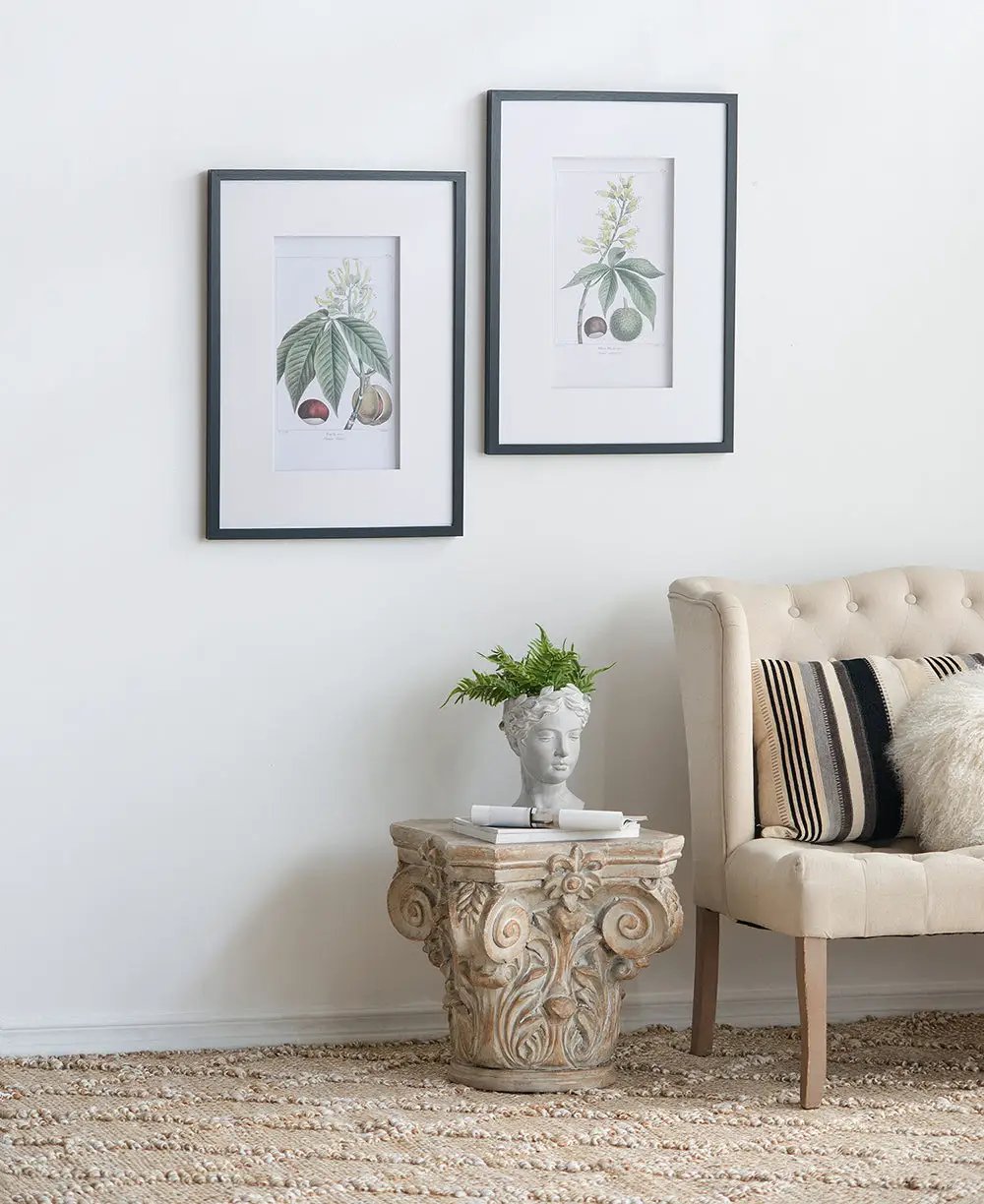 19.7x27.6 Botanical Wall Arts, Set of 2 by HouseOfZazla