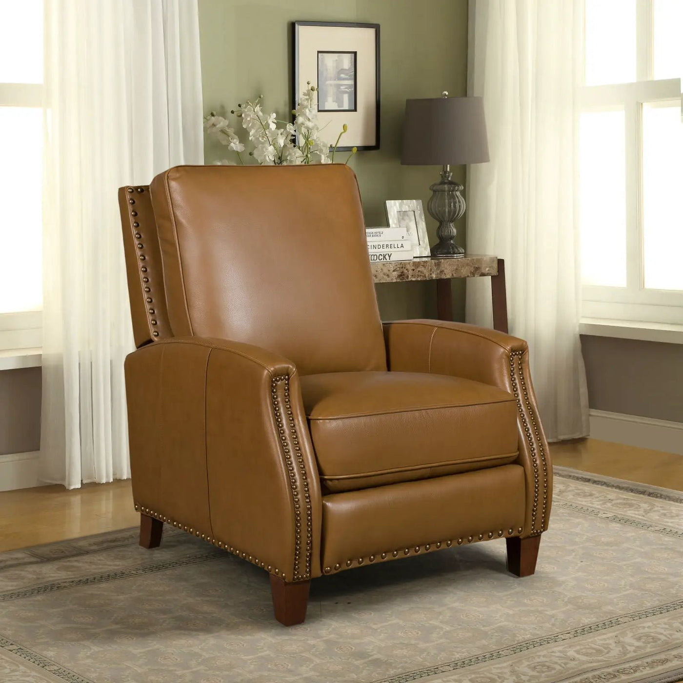 Melrose - Recliner-Push Thru The Arm by Unique Piece Furniture