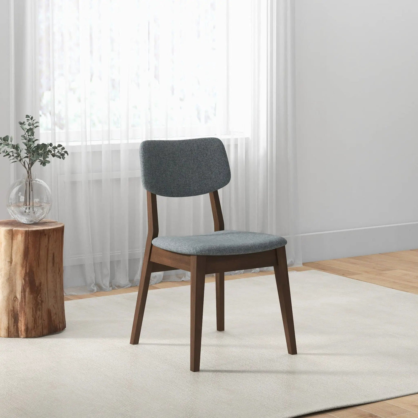 Carlos - Solid Back Side Chair (Set of 2) by HouseOfZazla