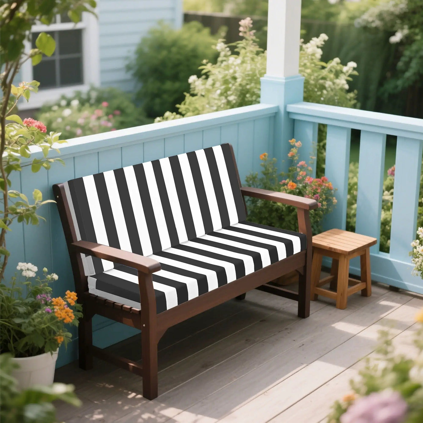 Outdoor Deep Seat Waterproof Replacement Patio Chair Cushions (Set of 2) by HouseOfZazla