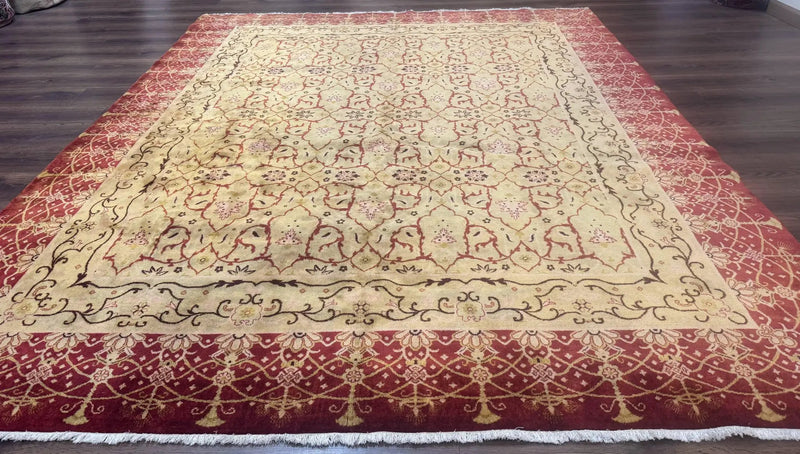 Pak Persian Rug 8x10, Allover Pattern, Gold-Tan, Fine 200 KPSI by Jewel Rugs