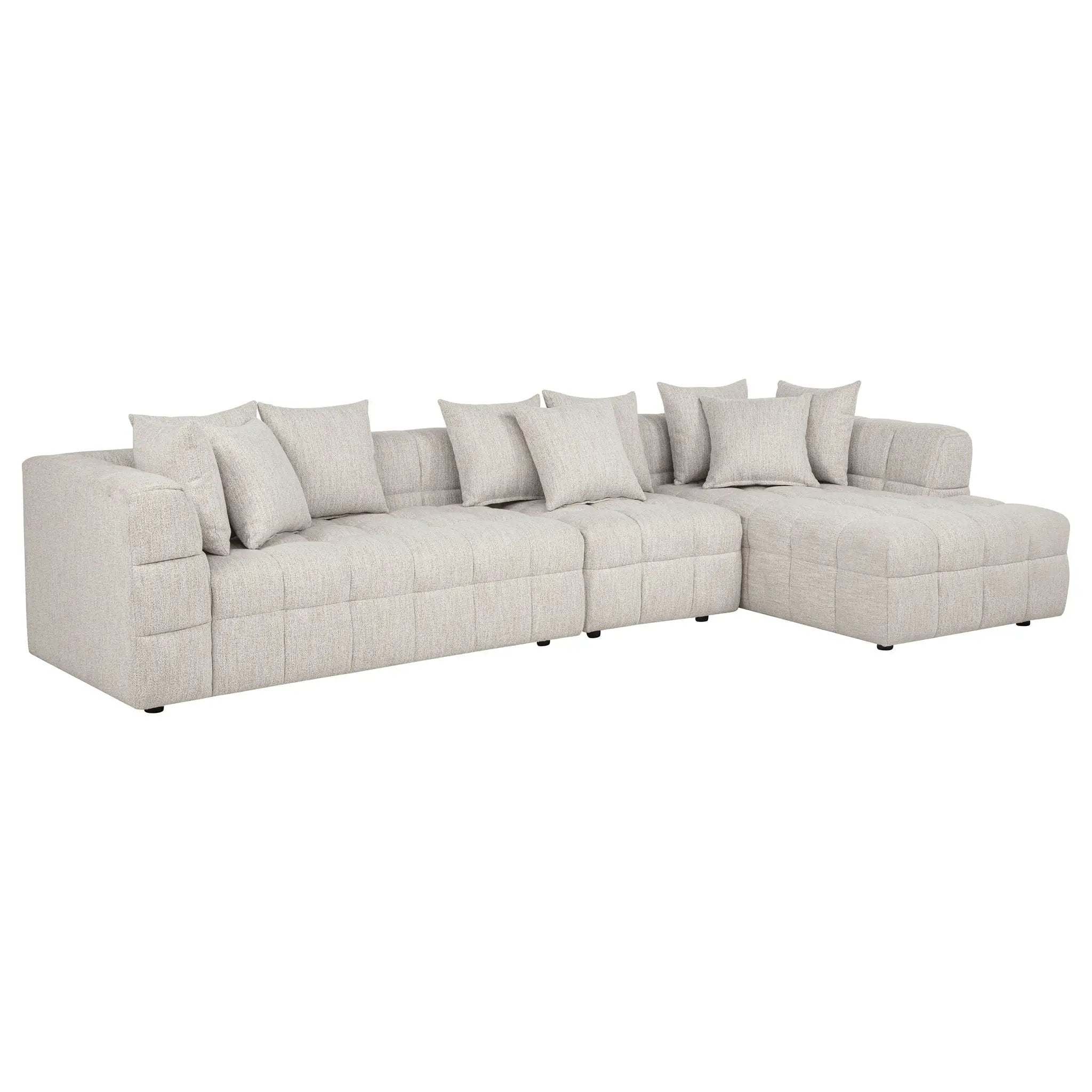 Amara 3-Piece Upholstered Sectional Sofa by Unique Piece Furniture