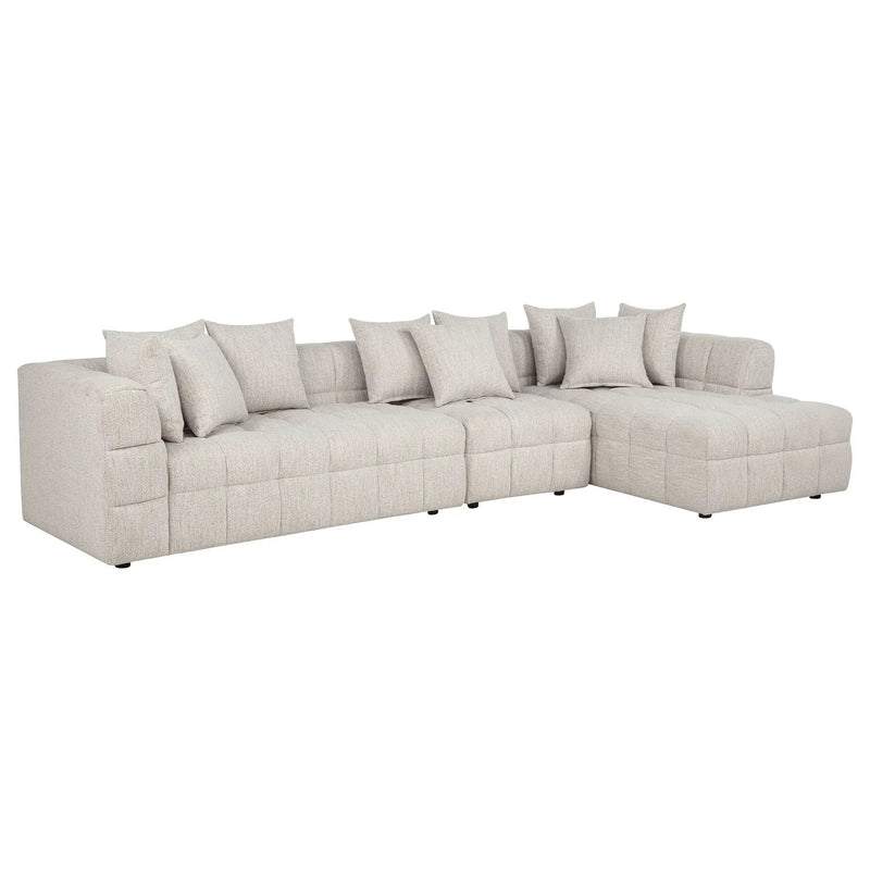 Amara 3-Piece Upholstered Sectional Sofa by Unique Piece Furniture