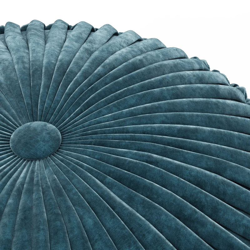 Renee - Handcrafted Round Pouf by HouseOfZazla