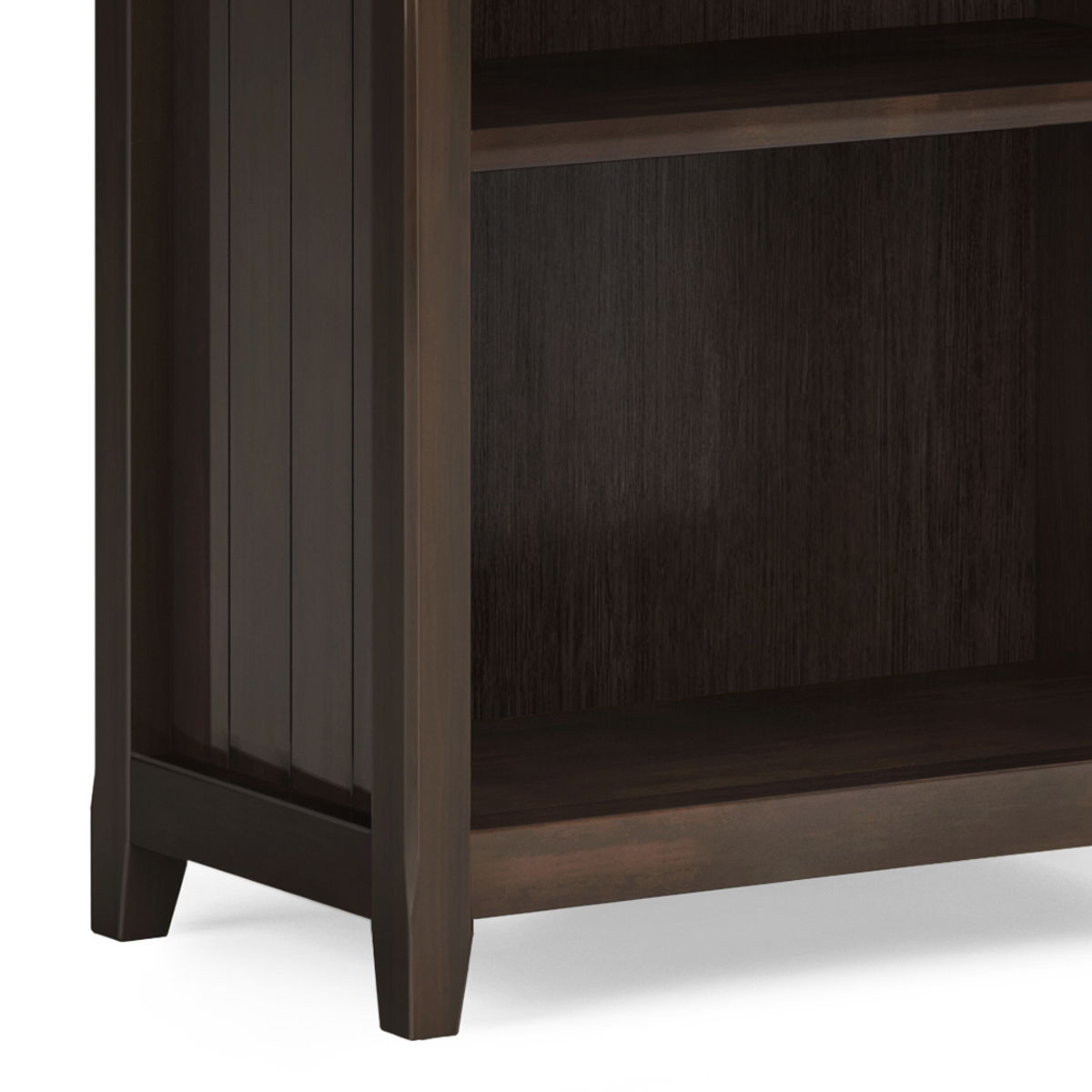 5 Shelf Bookcase with Adjustable Shelves - Dark Brown, White, or Black, photo 19 of 25
