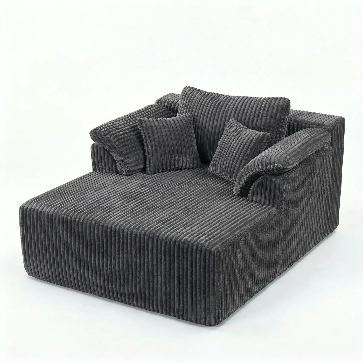 Chaise Lounge Chair, Deep Seat Sleeper Couch For Living Room by HouseOfZazla