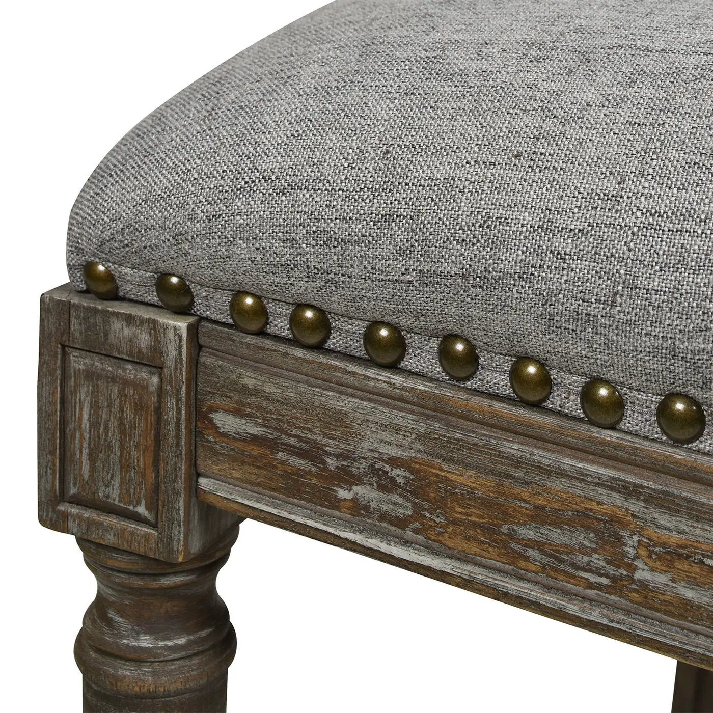Triomphe - Rattan Wicker High Back Armless Counter Bar Stool by HouseOfZazla
