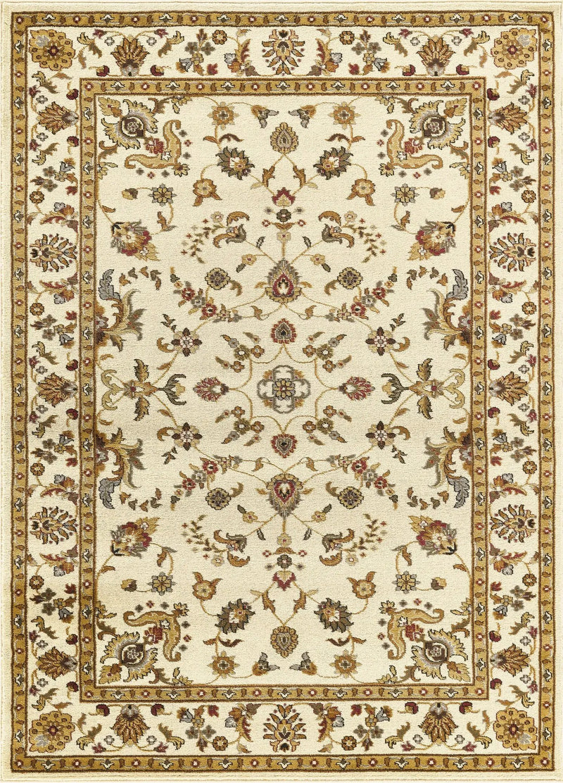 Classic GC_VIN5005 Cream Area Rug by HouseOfZazla