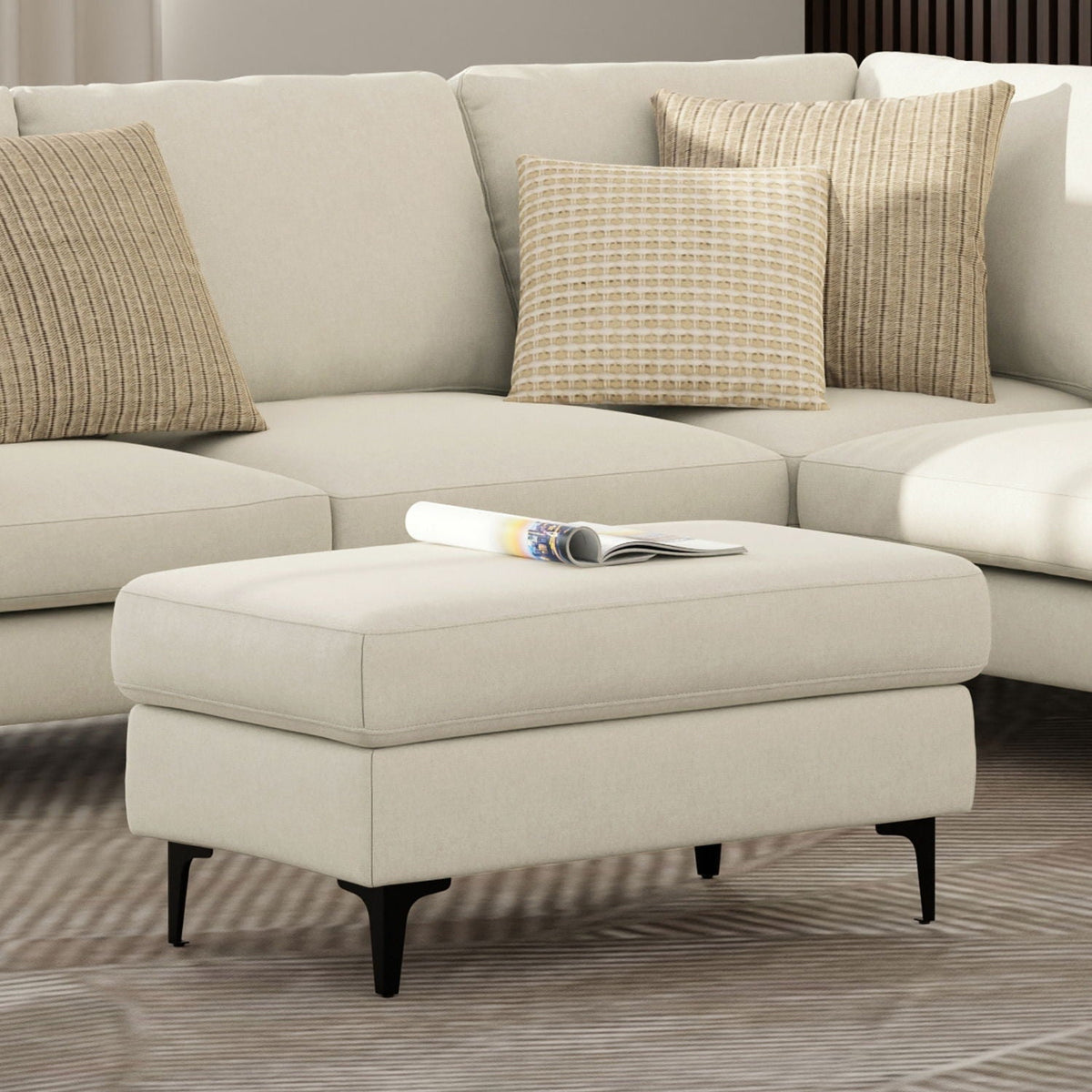 Ava - Versatile Mid Century Ottoman, photo 21 of 26