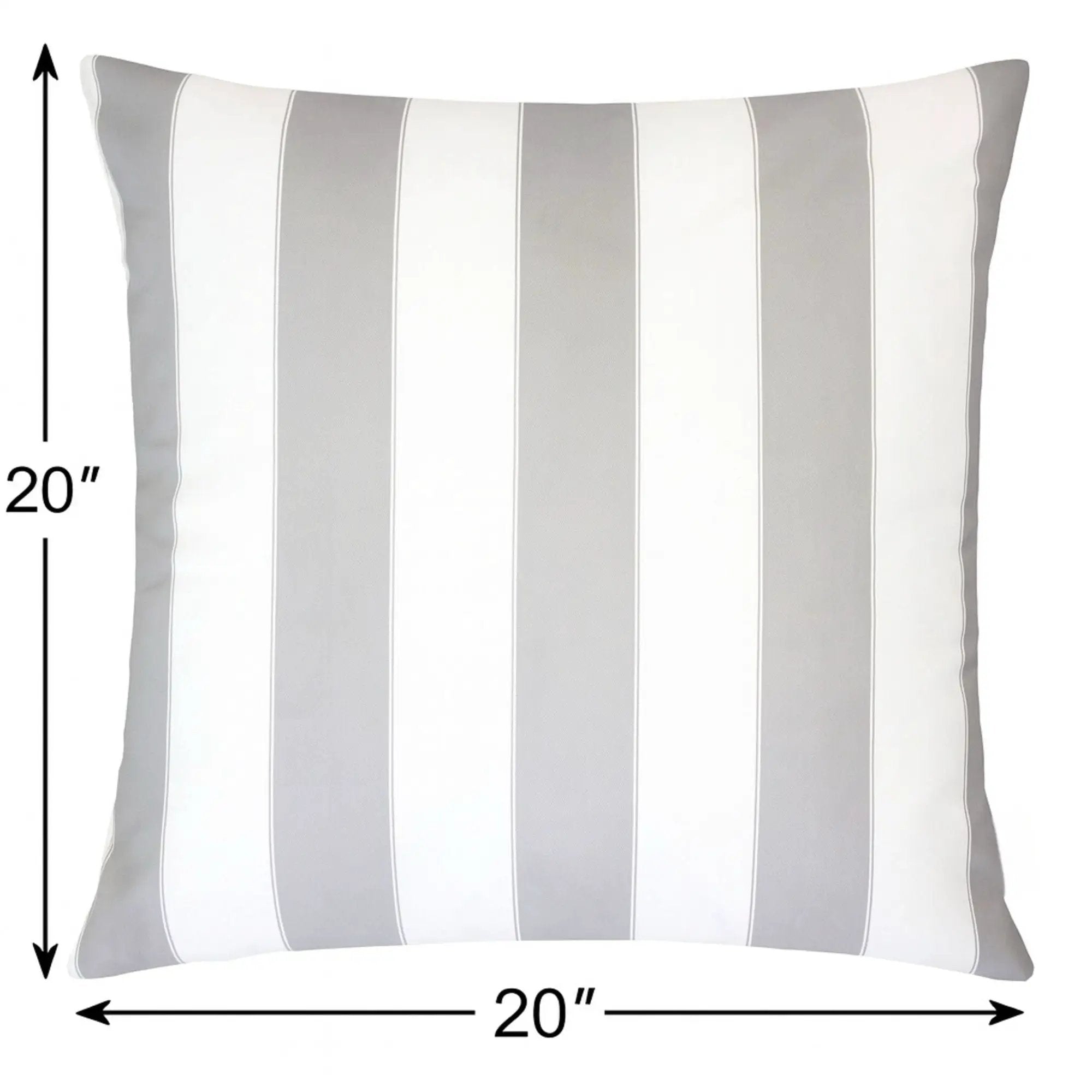 Horizon Stripe Pillow Outdoor & Indoor by HouseOfZazla