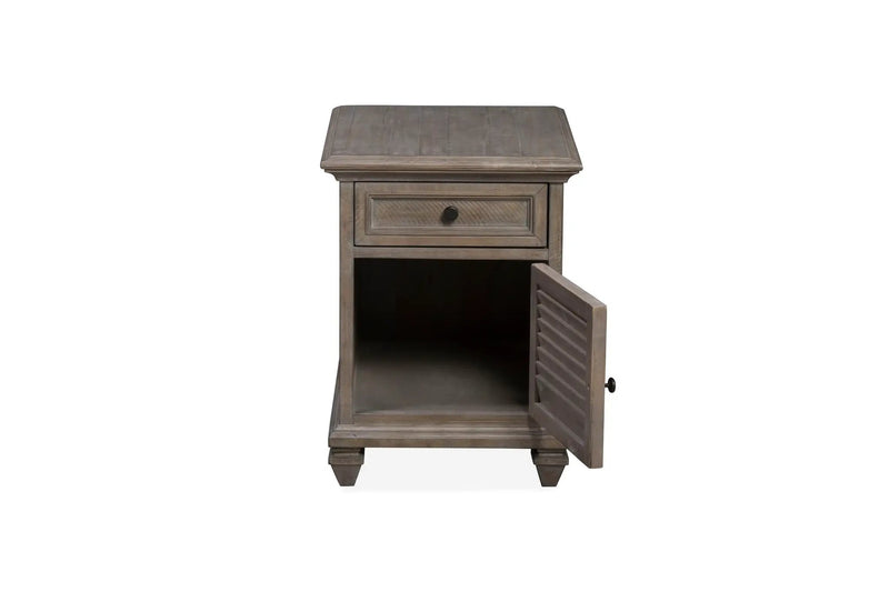 Lancaster - Chairside End Table - Dove Tail Gray by Unique Piece Furniture