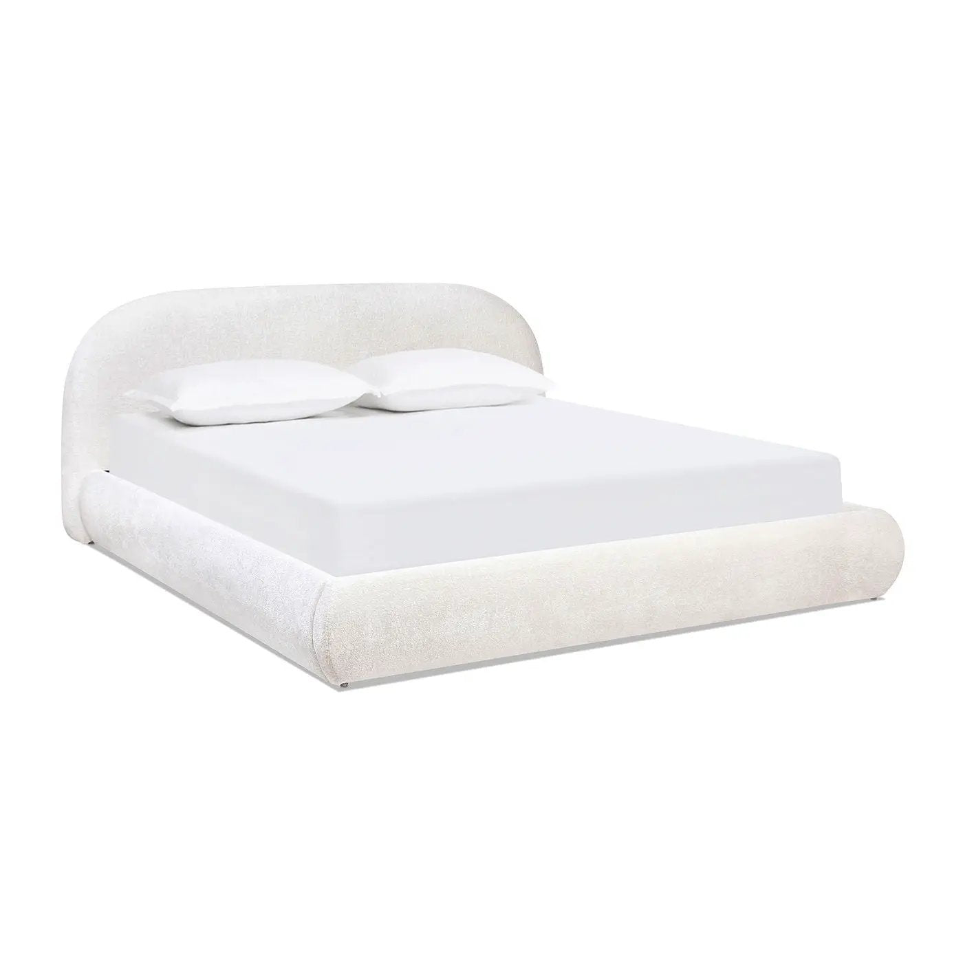 Archie Puffy Grounded - Upholstered Platform Bed by Unique Piece Furniture