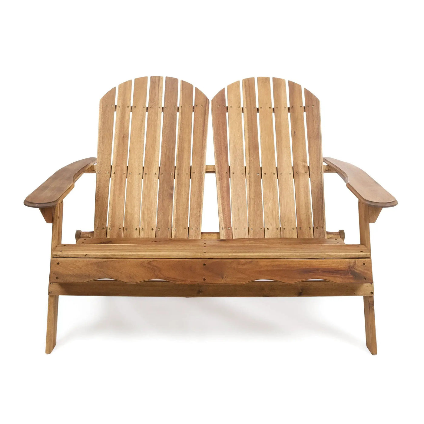 Outdoor Adirondack Rocking Loveseat With Hand Crafted Details by HouseOfZazla