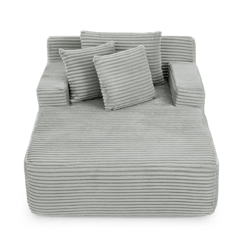 Modern Single Lazy Sofa Lounge Chair With High Density Foam by HouseOfZazla