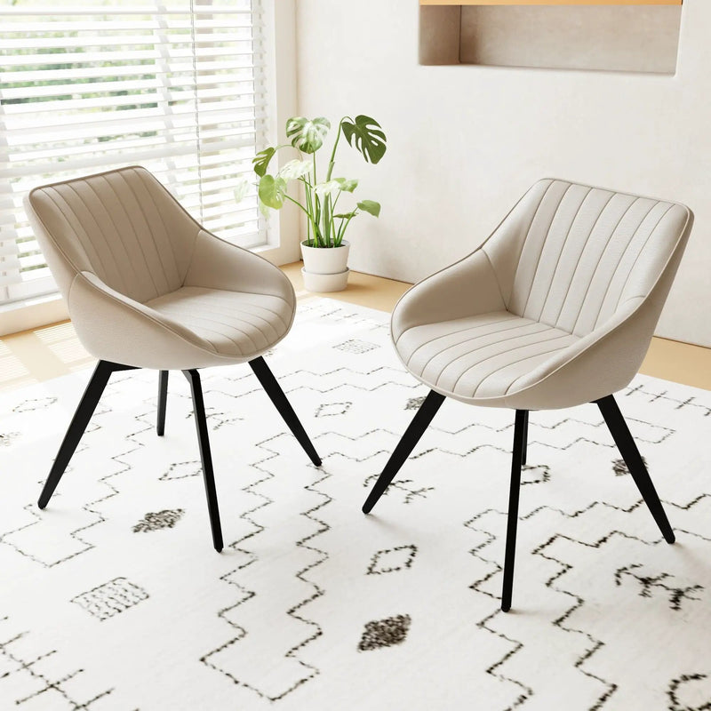 Modern Medieval Kitchen Dining Chair With 360 ° Rotation by Unique Piece Furniture