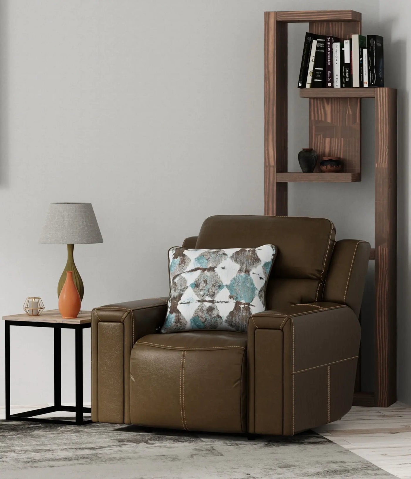Arezzo - Power Headrest Power Lay Flat Recliner With Zero Gravity/Extended Ottoman by Unique Piece Furniture