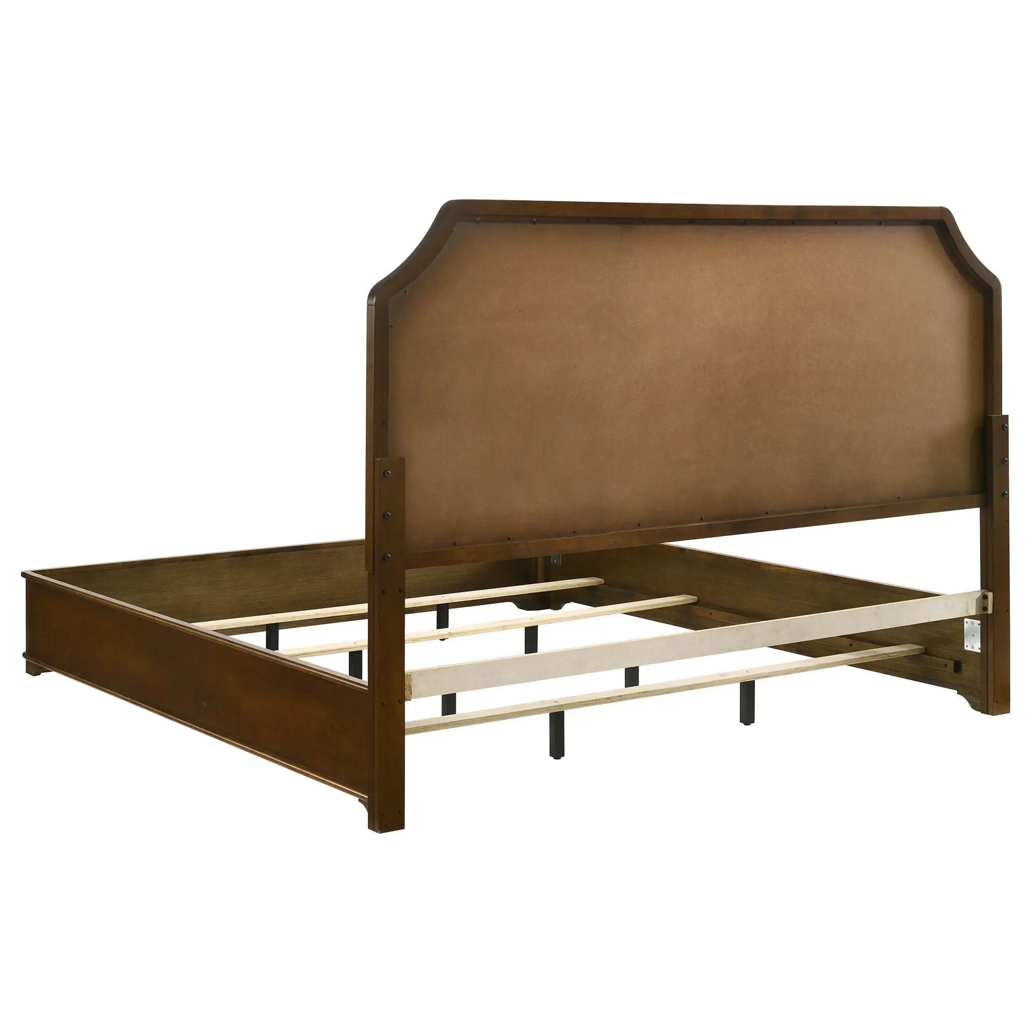 Garland 58-inch Eastern King Panel Bed Cream Brown Cherry by Unique Piece Furniture