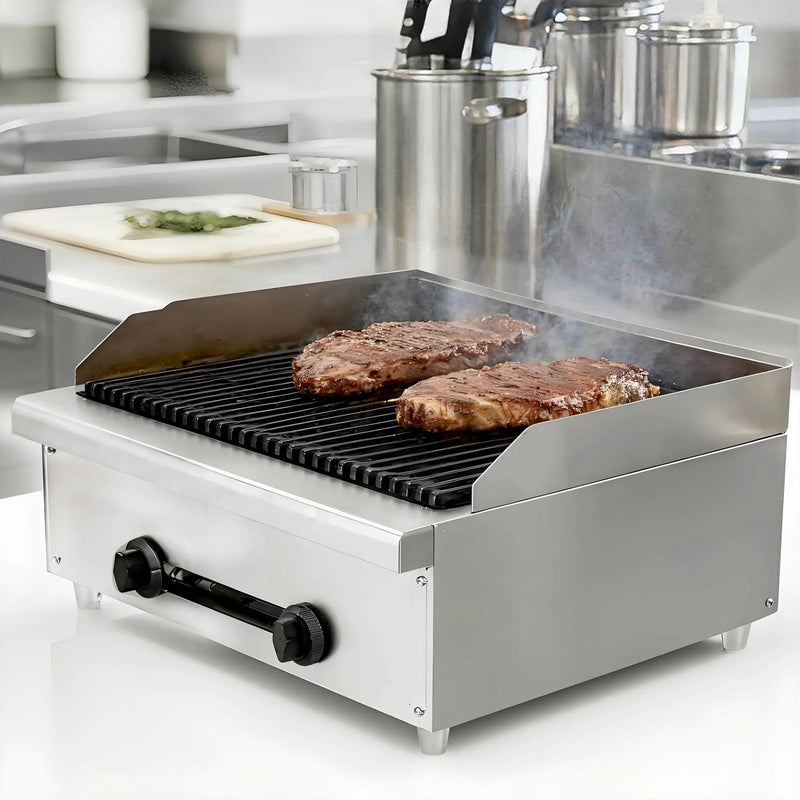 24 Inch Commercial Gas Lava Rock Charbroiler by HouseOfZazla