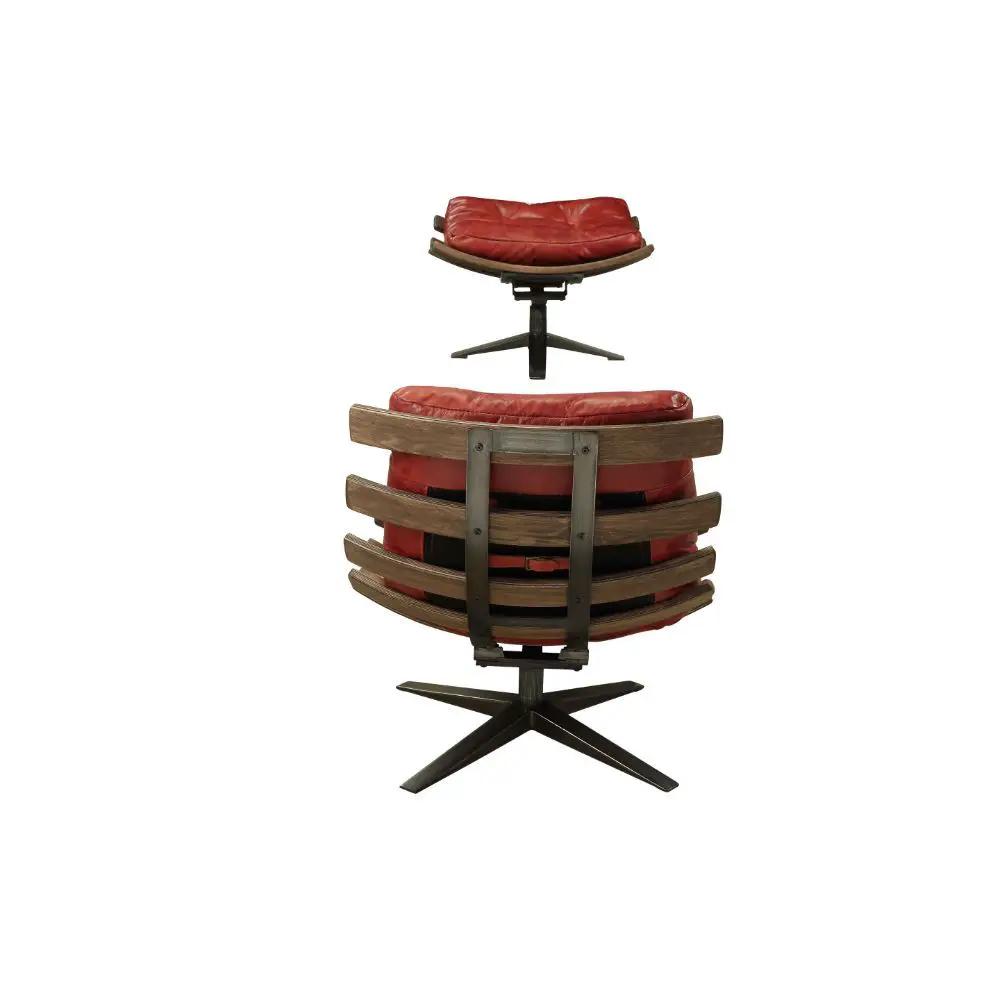 Gandy - 2Pc Pk Chair & Ottoman by Unique Piece Furniture