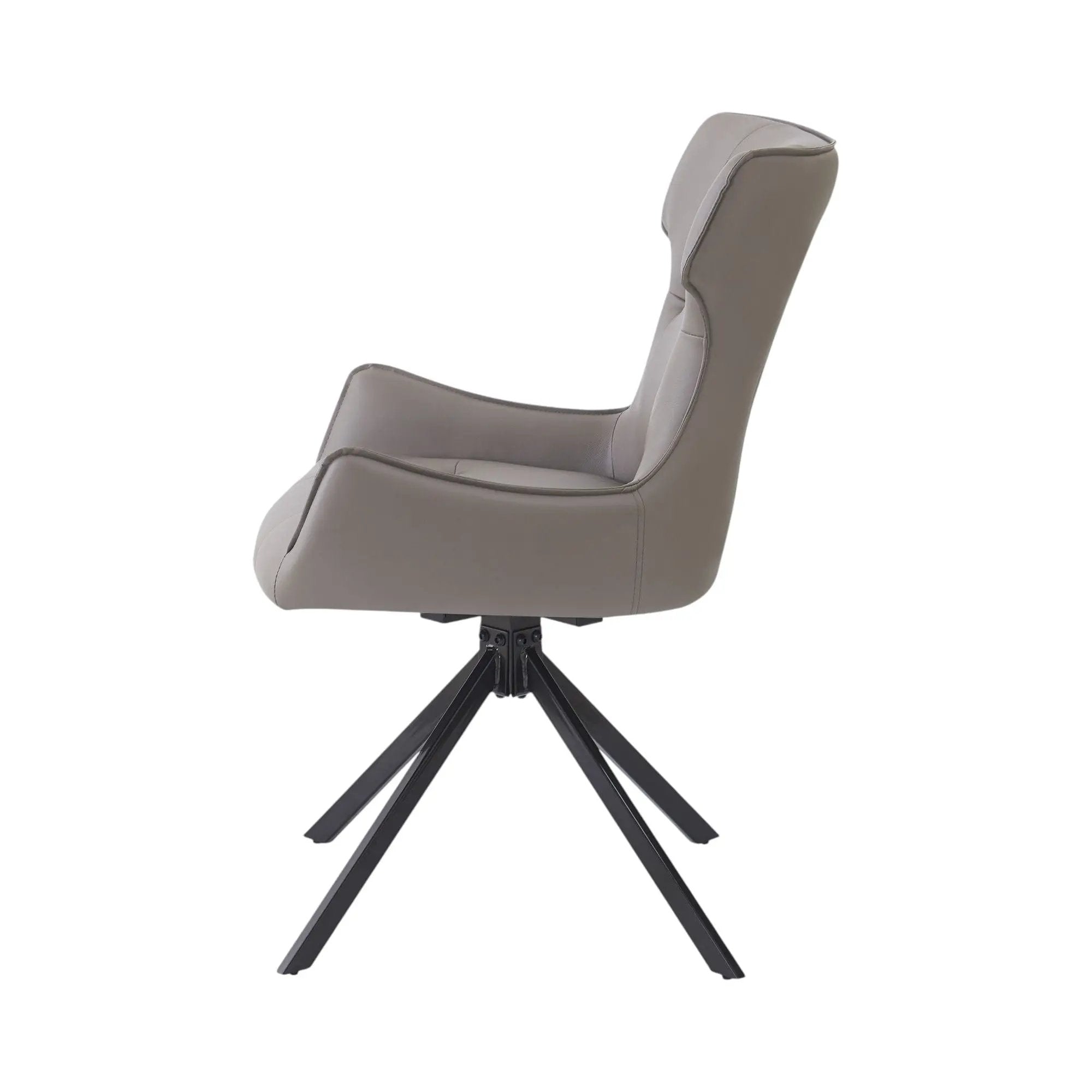 Damita - Side Chair With Swivel (Set of 2) - Camel by HouseOfZazla