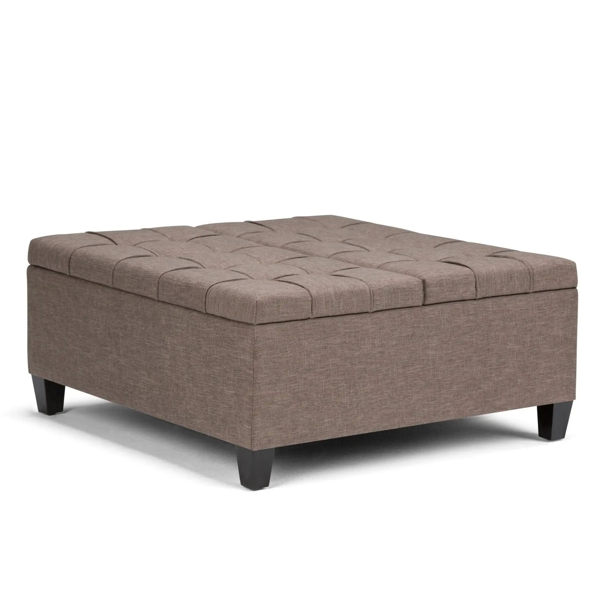 Harrison - Upholstered Coffee Table Storage Ottoman by Unique Piece Furniture