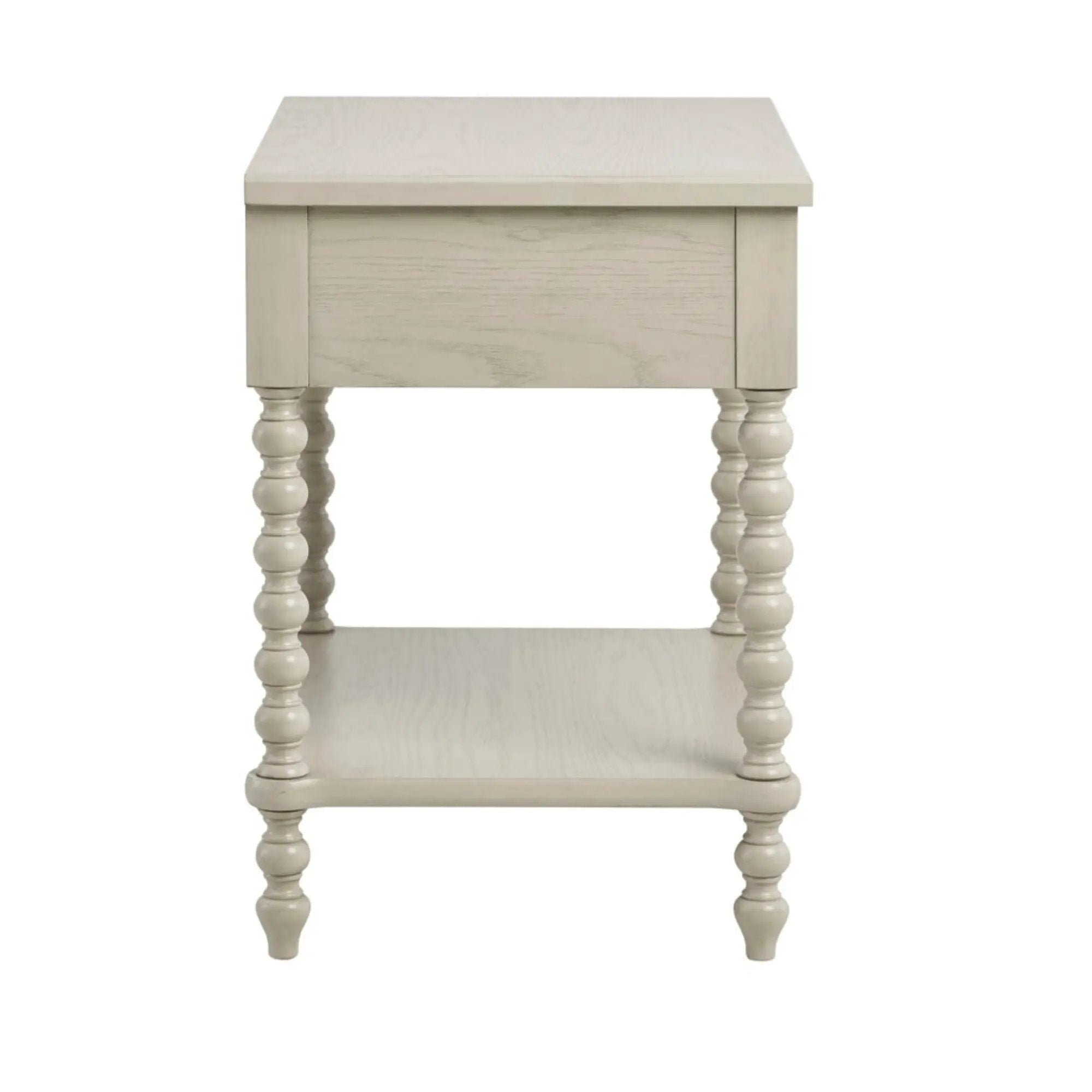 Traditional Durable Nightstand Table With Drawer And Shelf by HouseOfZazla