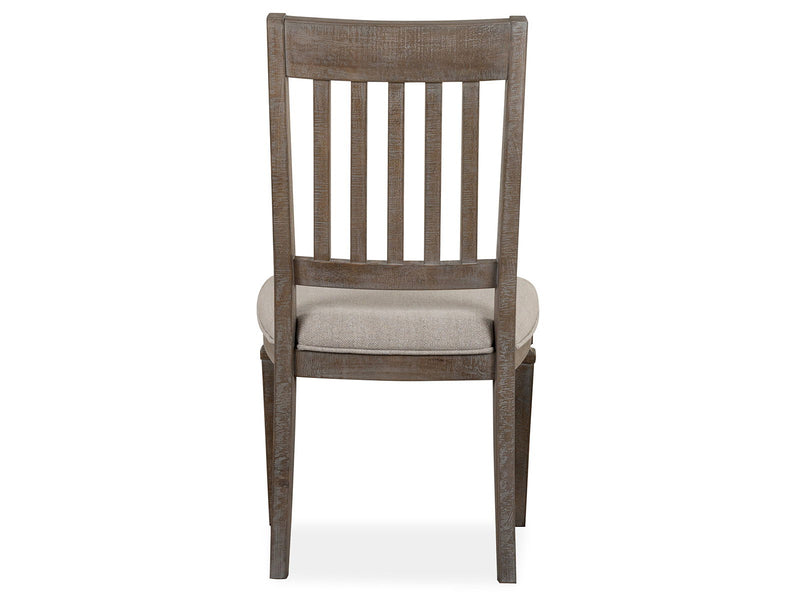 Lancaster - Dining Side Chair With Upholstered Seat (Set of 2) - Dovetail Gray, photo 6 of 7