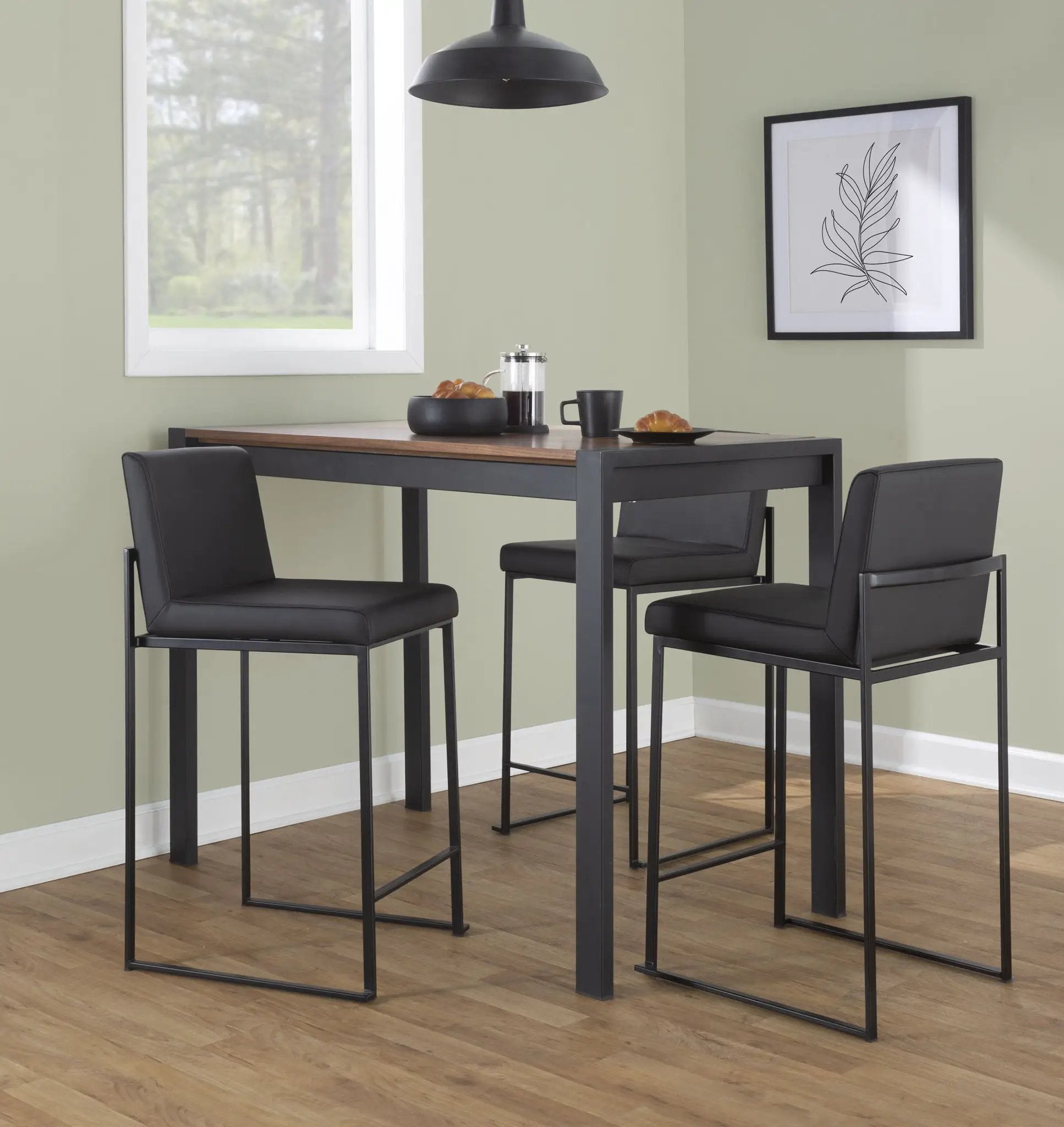 Fuji - Contemporary High Back Barstool Elegant Design by Unique Piece Furniture