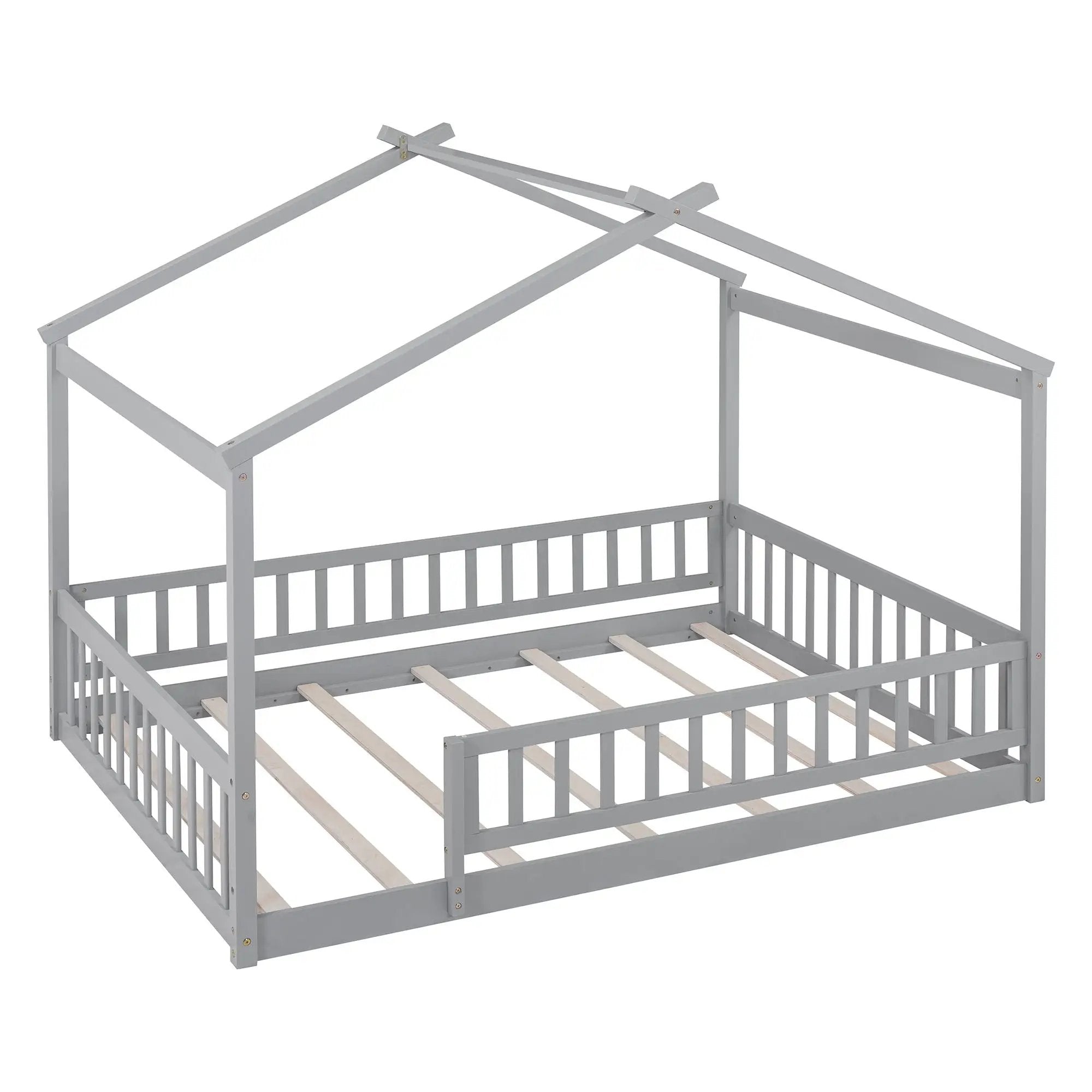 Bed House Bed Frame With Fence by Unique Piece Furniture