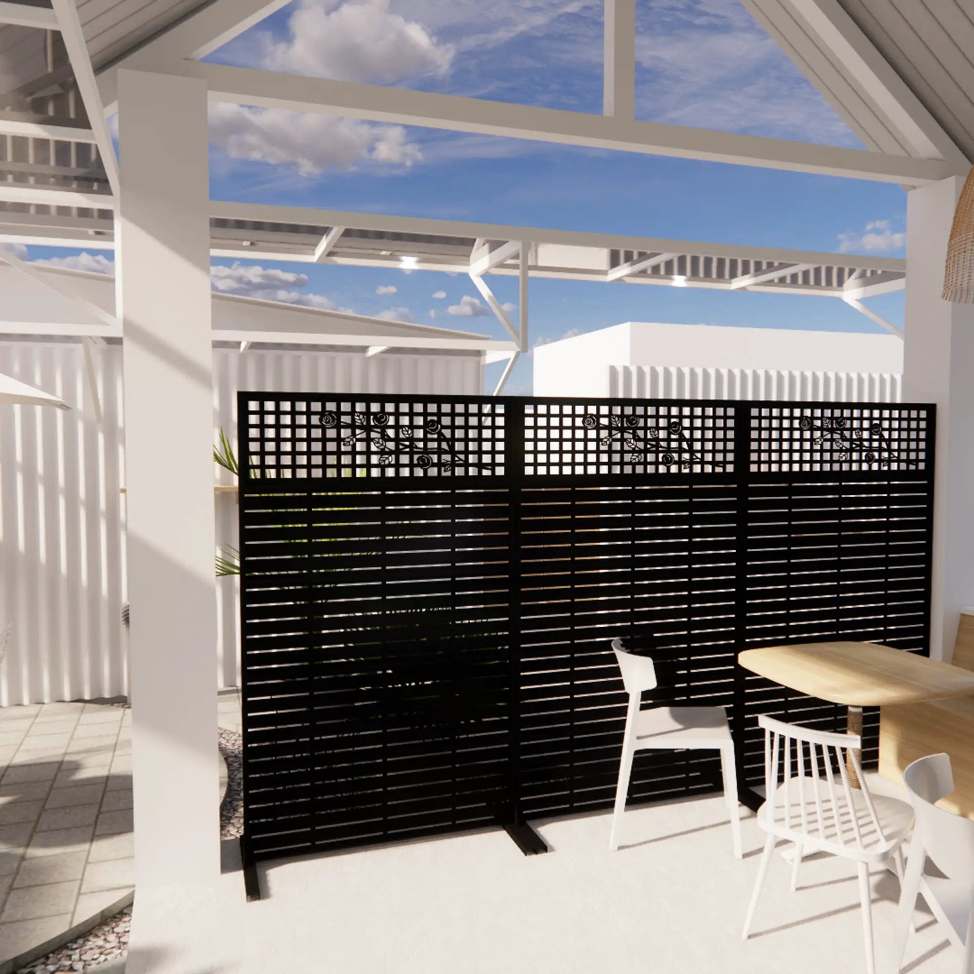 Metal Privacy Screens by HouseOfZazla