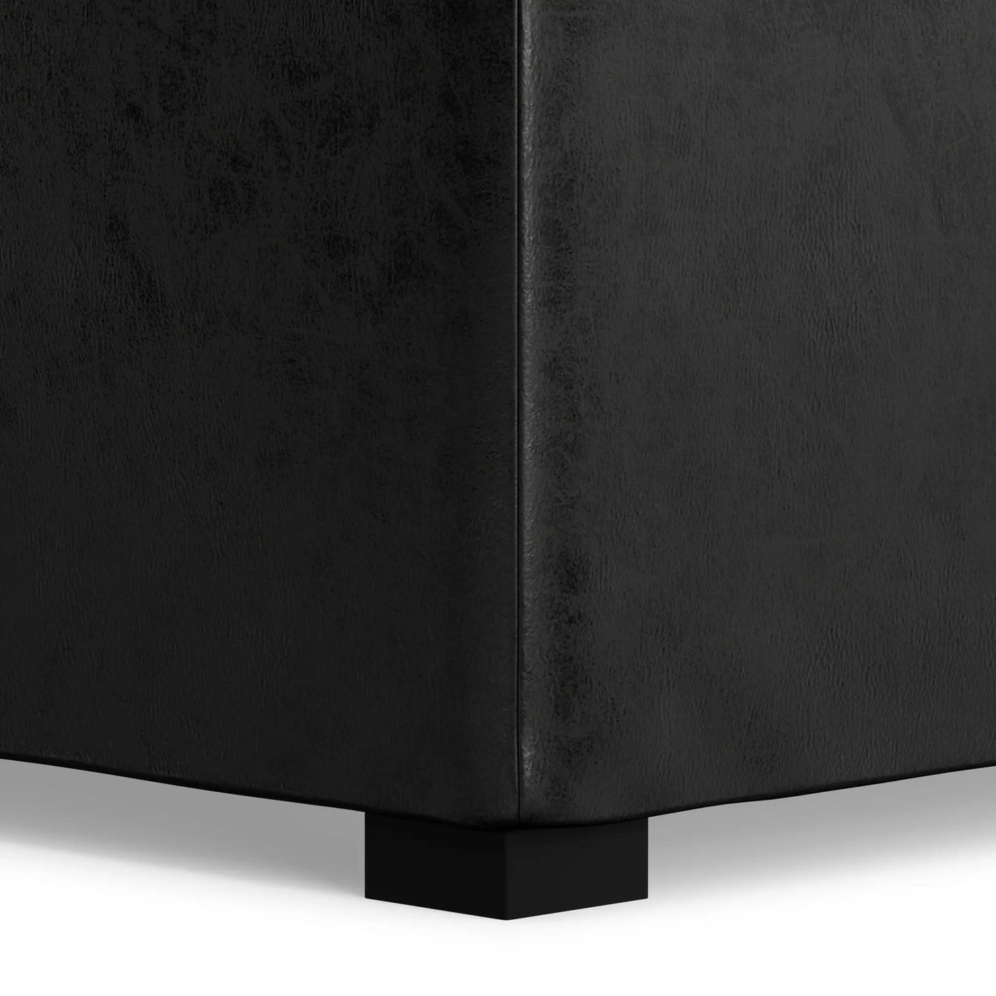 Avalon - Upholstered Square Coffee Table Storage Ottoman by HouseOfZazla