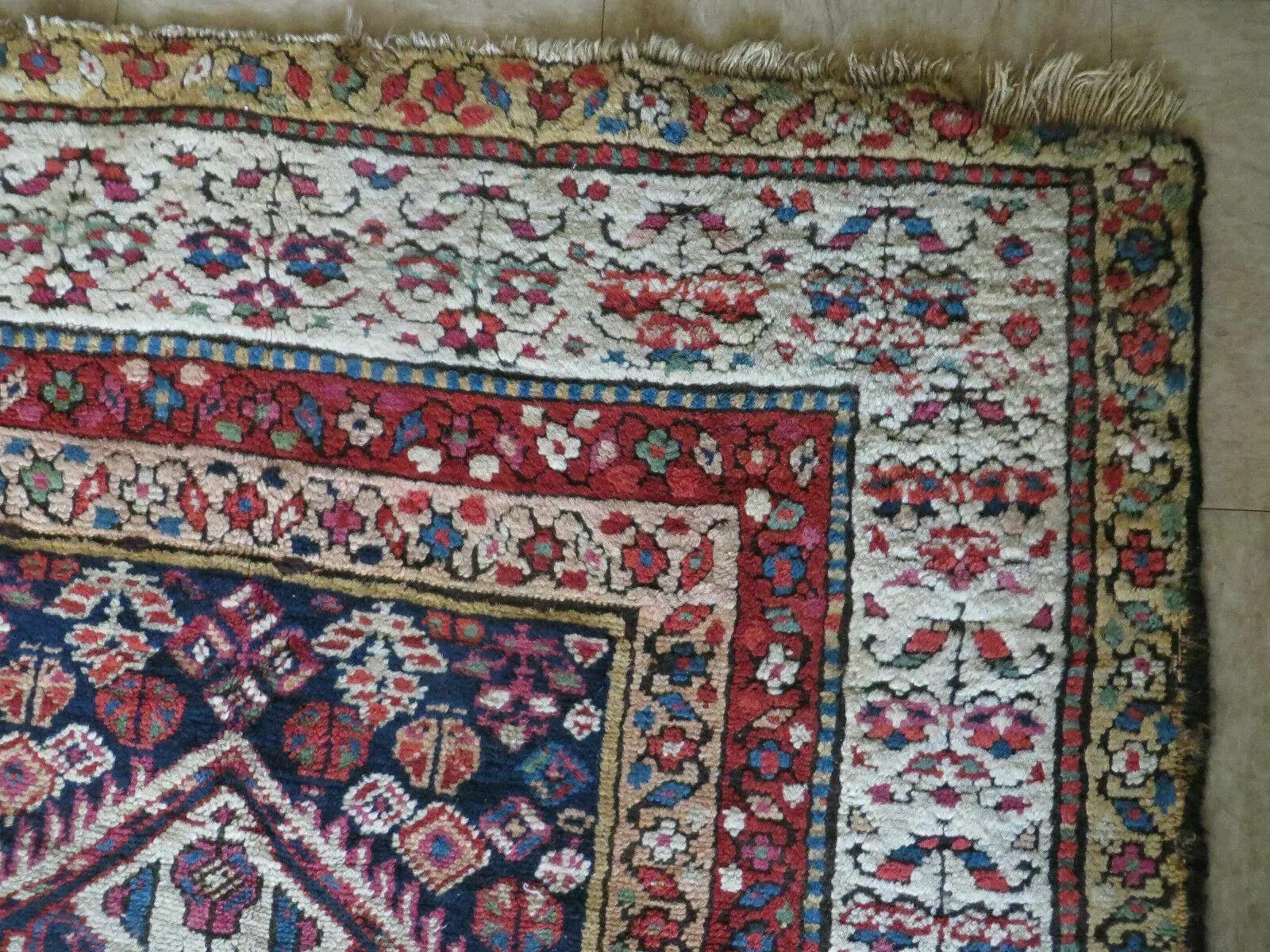 4' X11' Antique Handmade Turkish Anatolian Wool Corridor Kalegy Runner Rug by Jewel Rugs