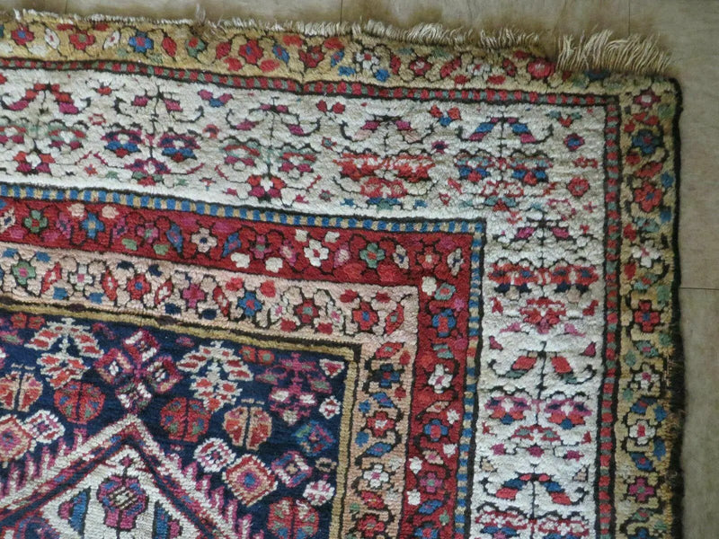 4' X11' Antique Handmade Turkish Anatolian Wool Corridor Kalegy Runner Rug by Jewel Rugs