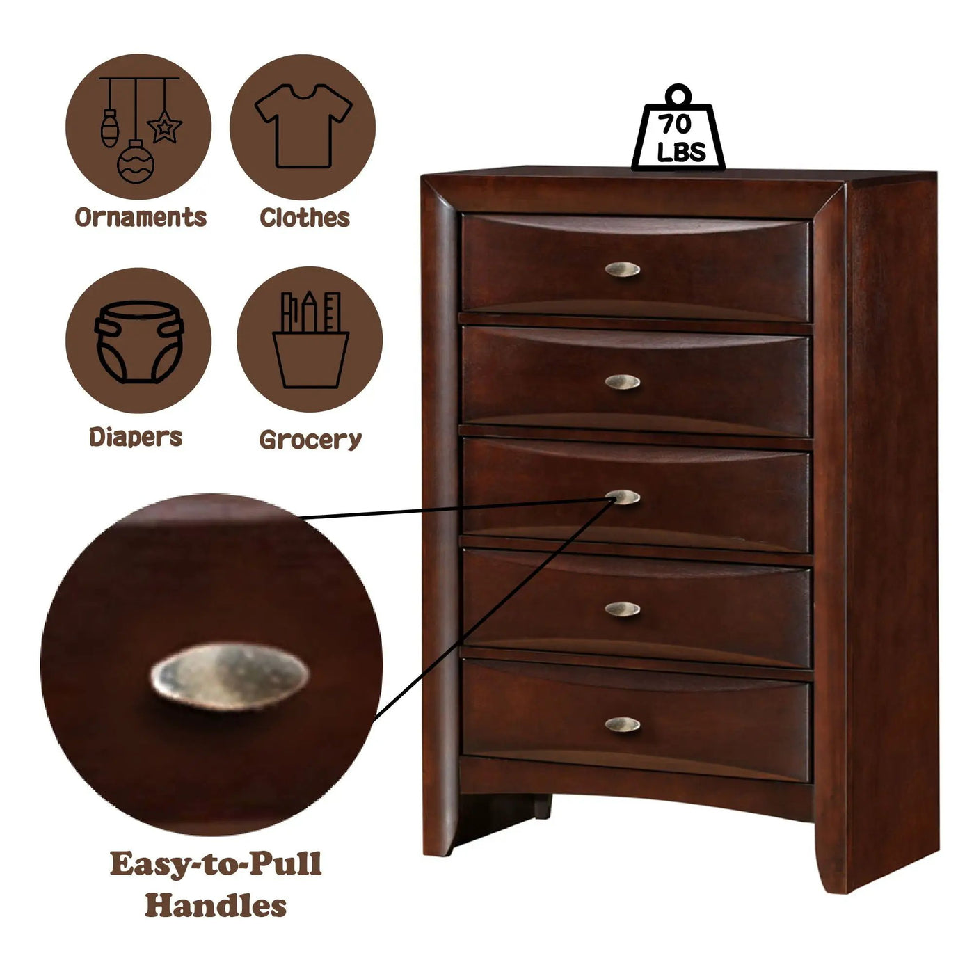 Ireland - Elegant Design Chest by HouseOfZazla
