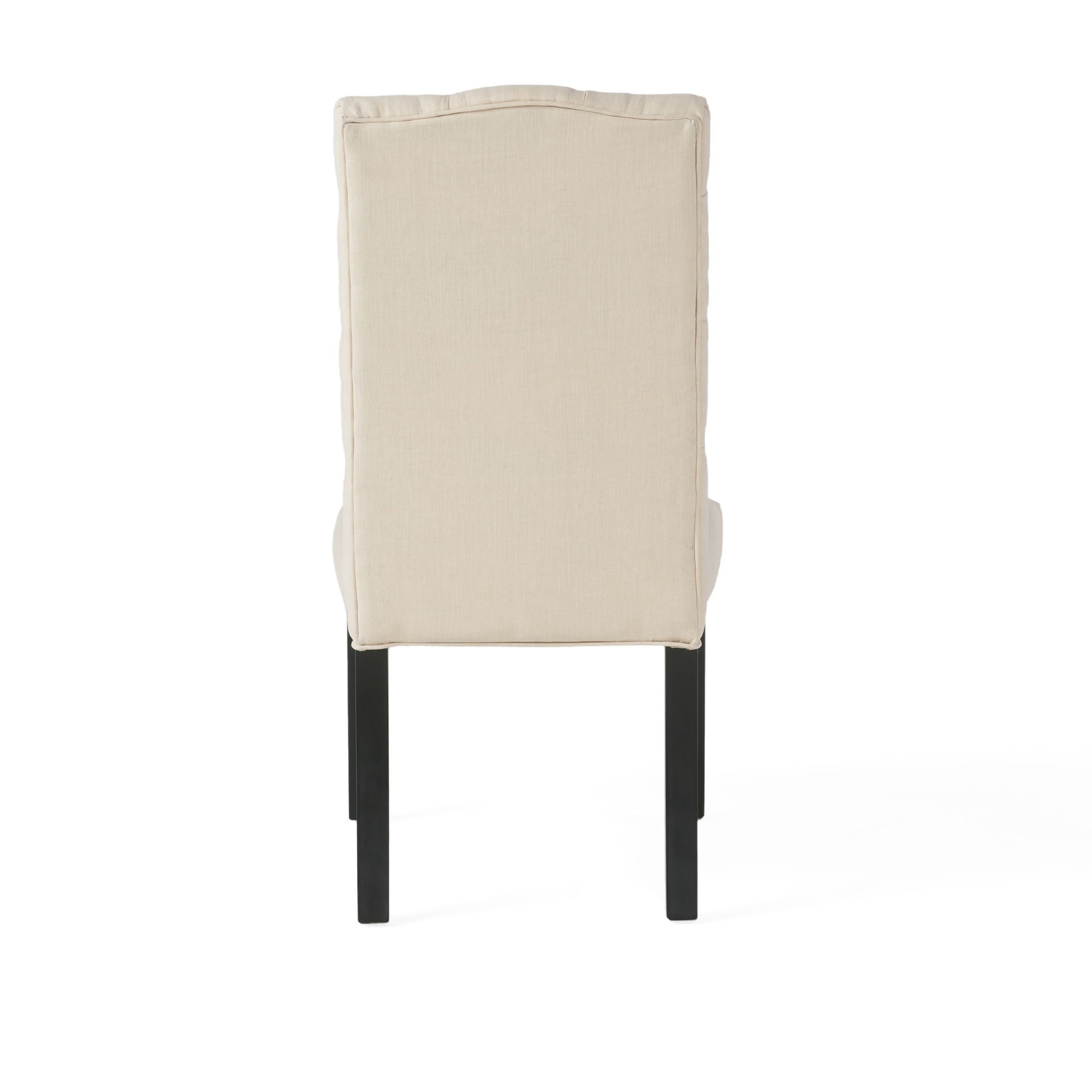 Harding Tufted Dining Chair Set of 2 - Natural by HouseOfZazla