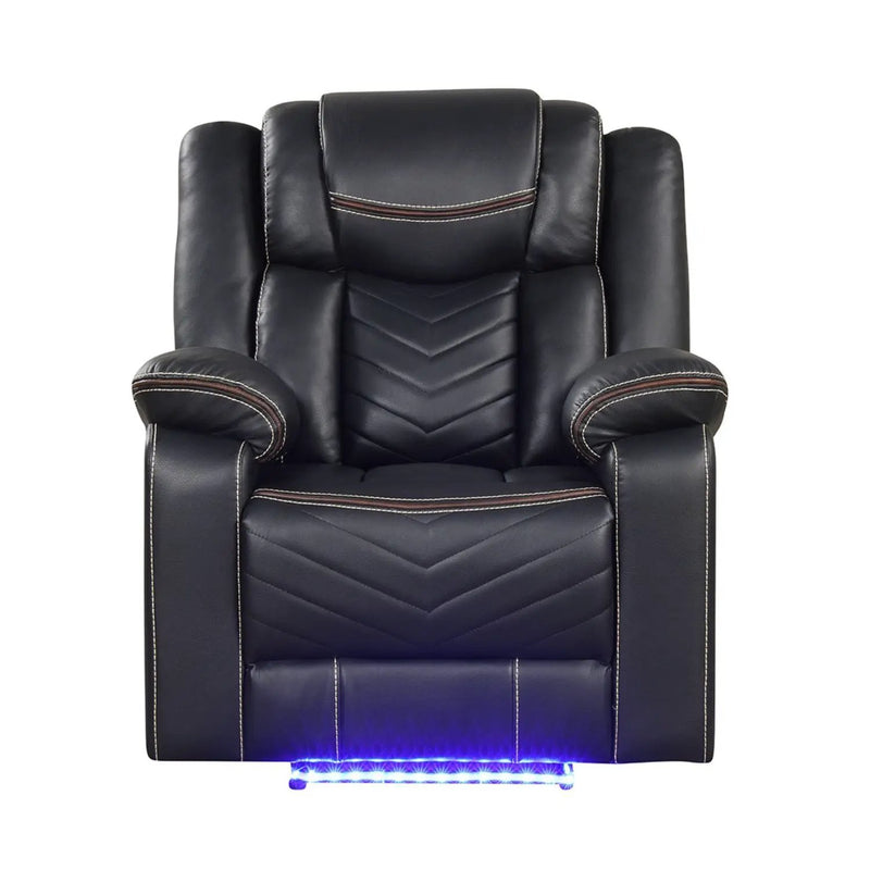 Challenger - LED Power Recliner Chair by Unique Piece Furniture