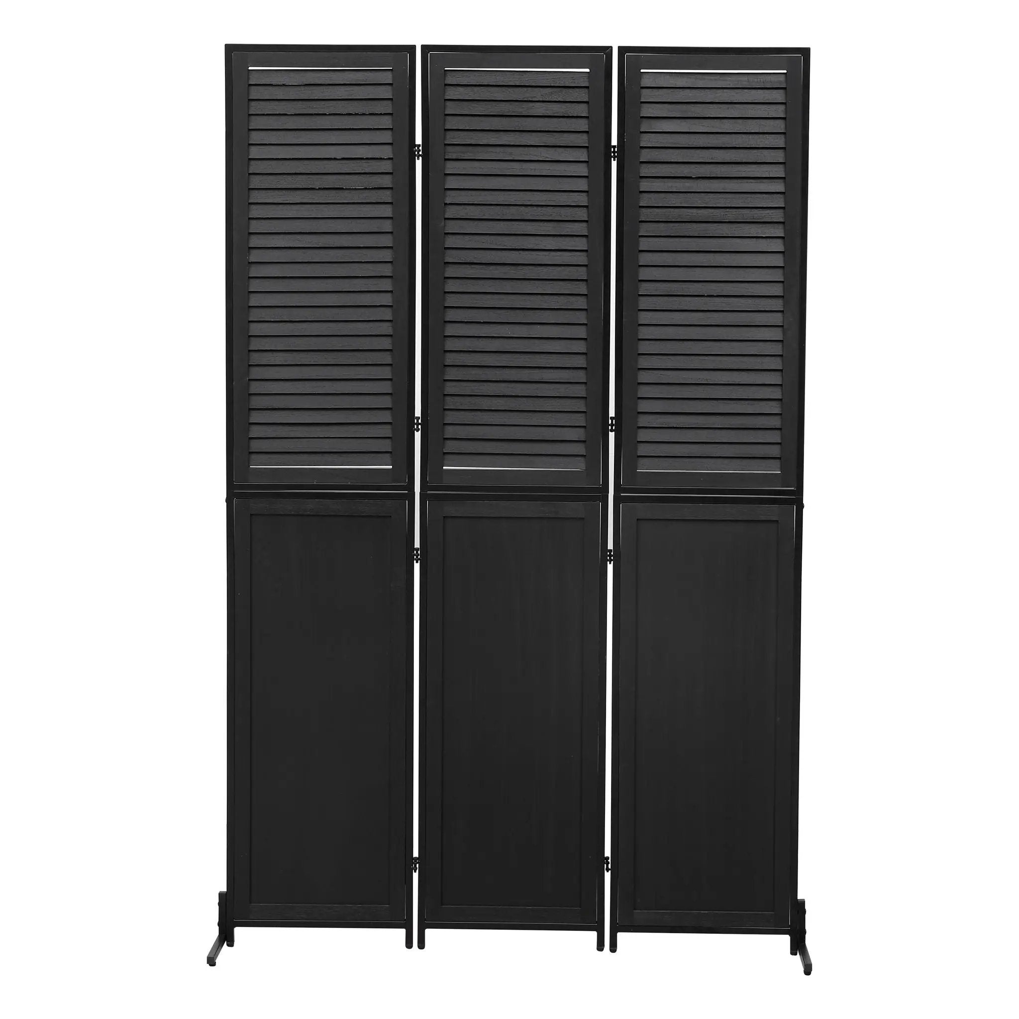 Rustic 3 Panel Room Dividers And Folding Privacy Screen by Unique Piece Furniture