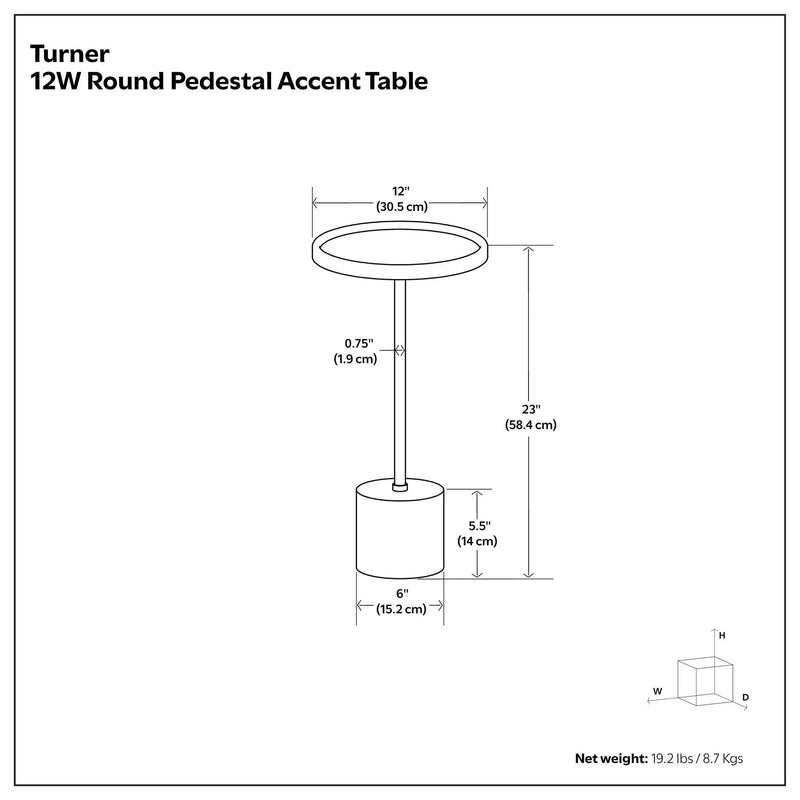 Turner - Side Table by Unique Piece Furniture