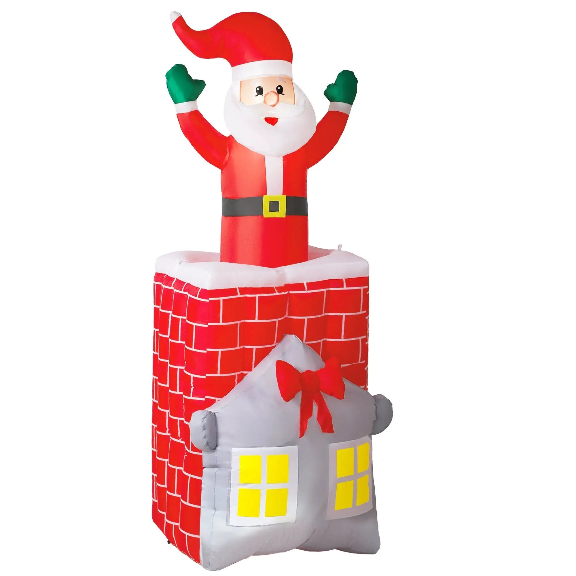 7FT Christmas Inflatable Santa Claus Figure by HouseOfZazla