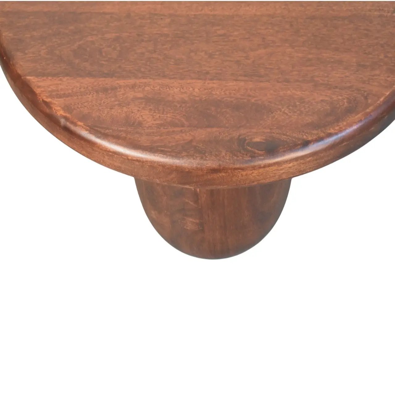 Solid Wood Clara Sculpted Coffee Table by HouseOfZazla