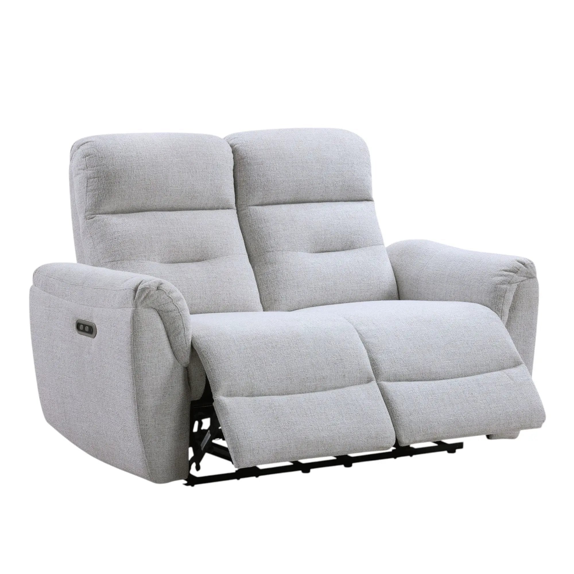 Eastre - Power Motion Loveseat With USB Port - Gray by HouseOfZazla