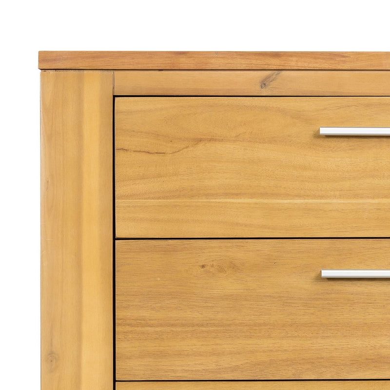 5 Drawer Dresser - Natural Wood / Brown by HouseOfZazla