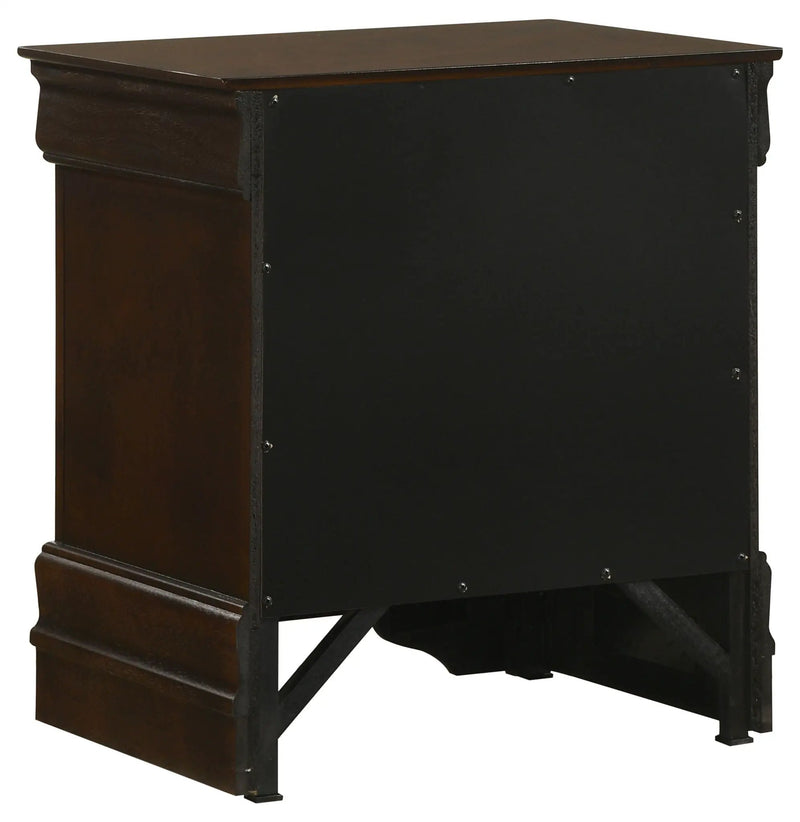 Louis Philippe 4-piece Eastern King Bedroom Set Cappuccino by Unique Piece Furniture