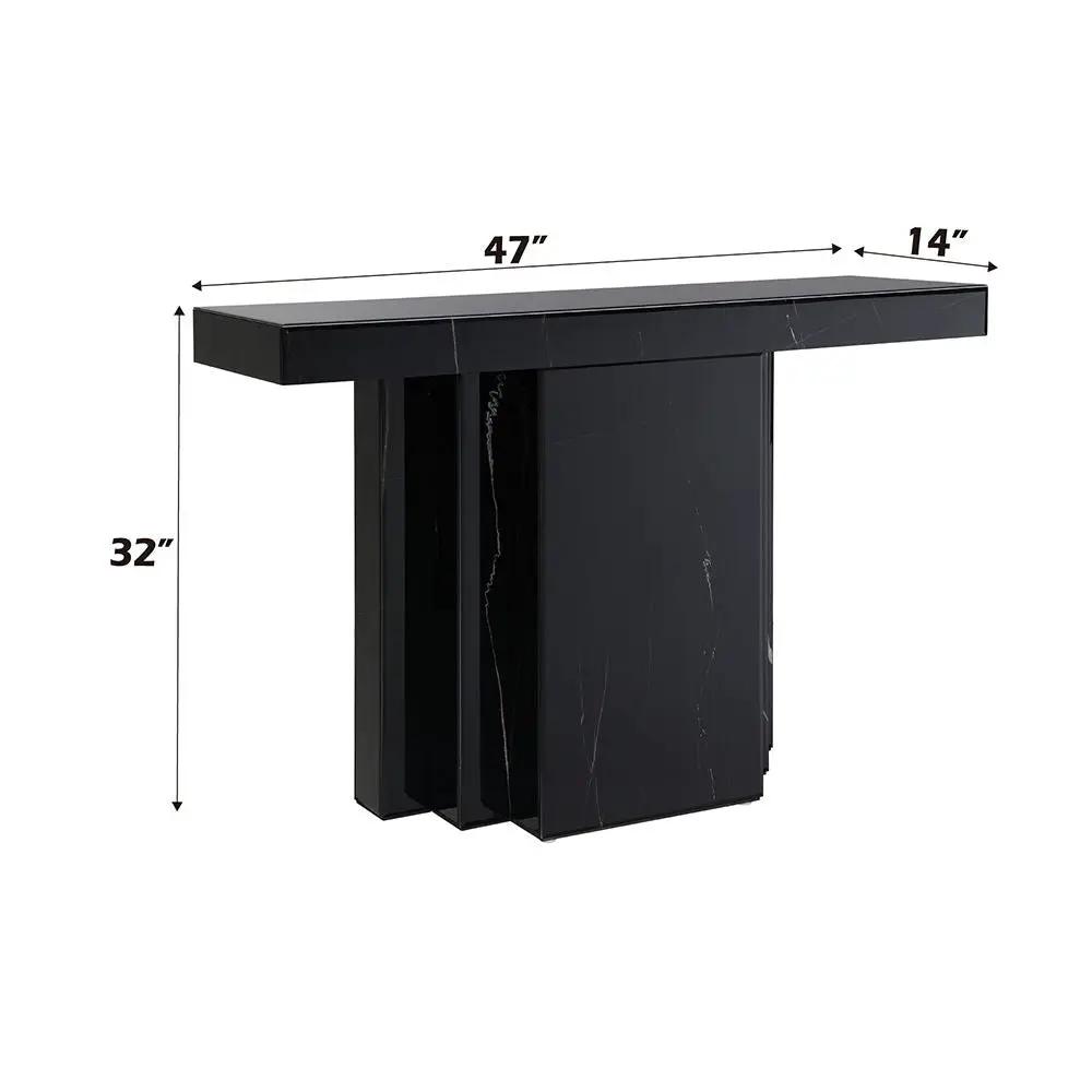 Drisana - Console Table - Black Mirrored by Unique Piece Furniture