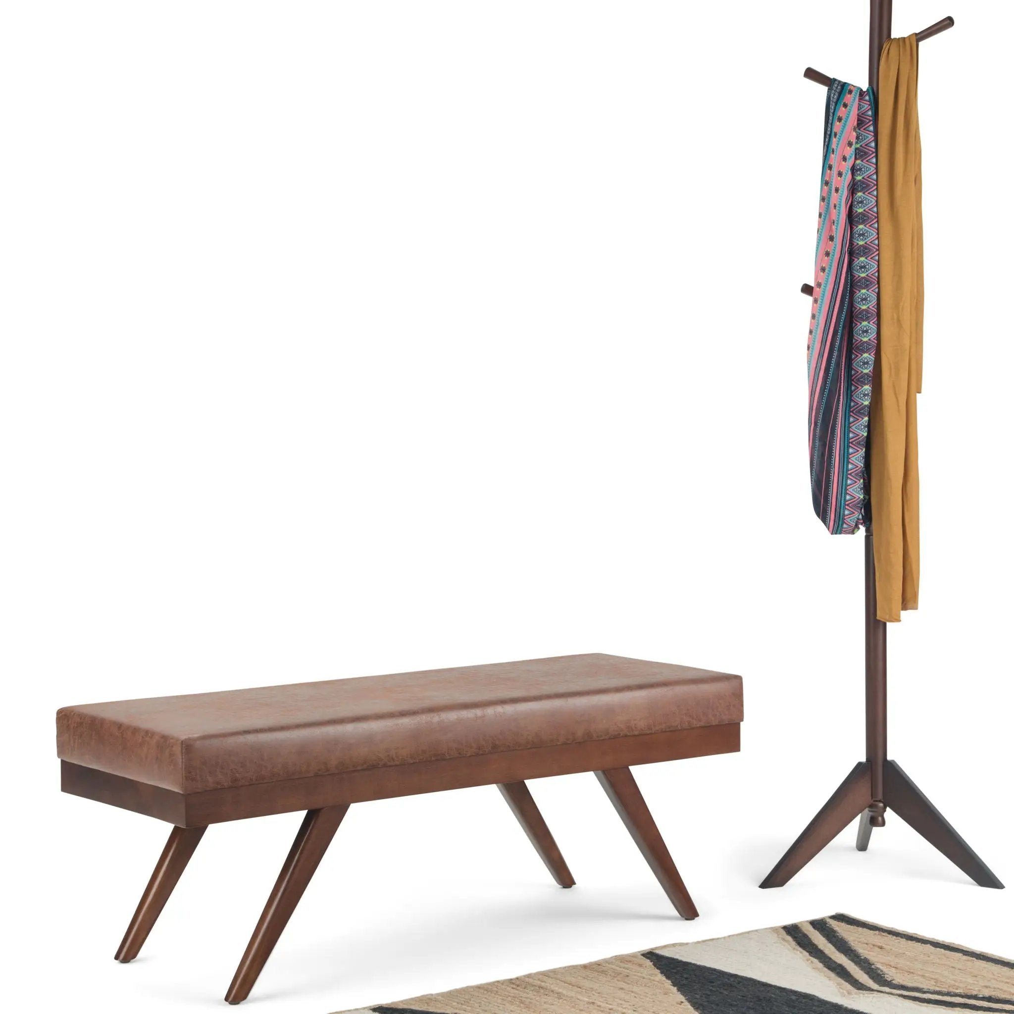 Chanelle - Mid-Century Ottoman Bench by HouseOfZazla