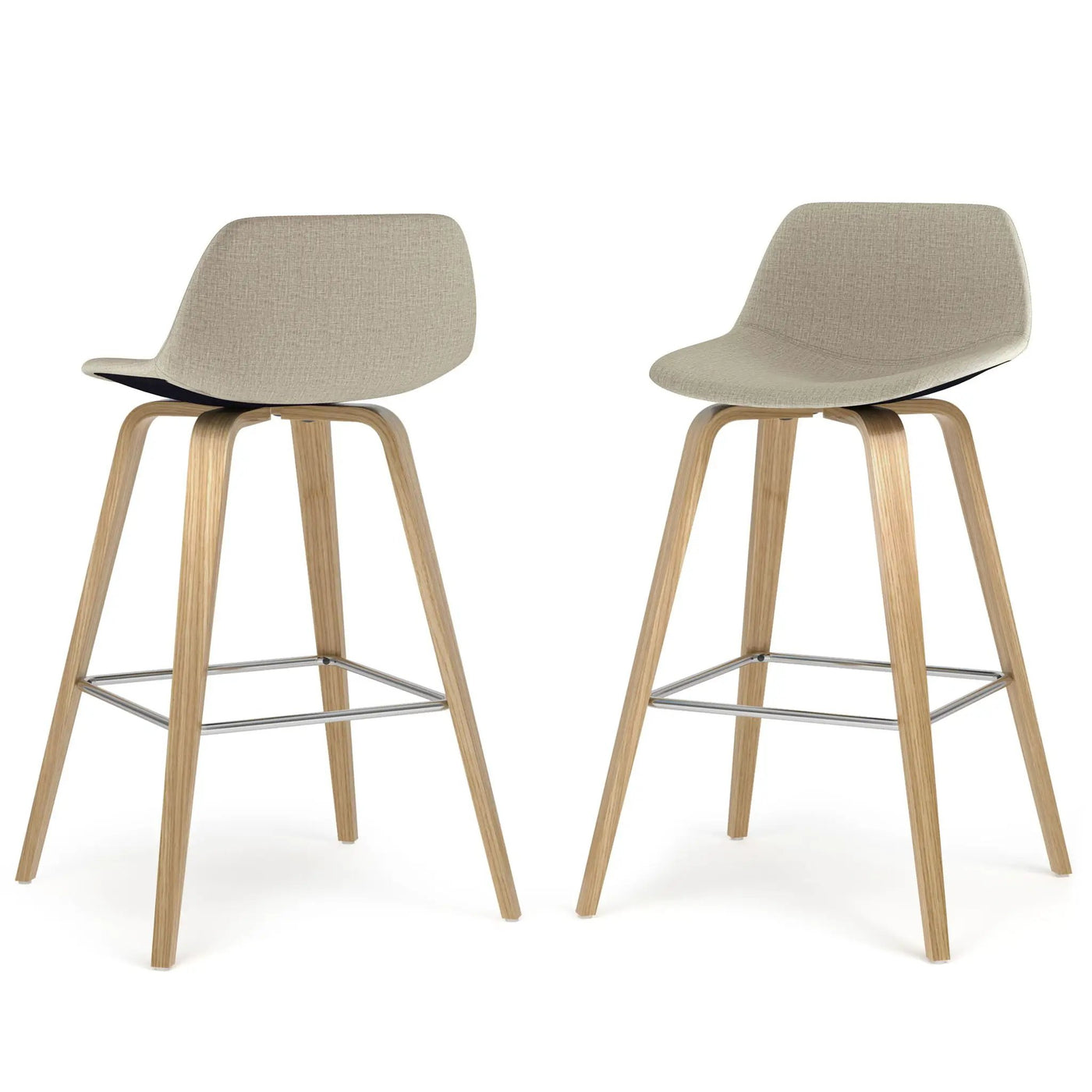 Randolph Bentwood - Upholstered Counter / Bar Height Stool (Set of 2) by HouseOfZazla