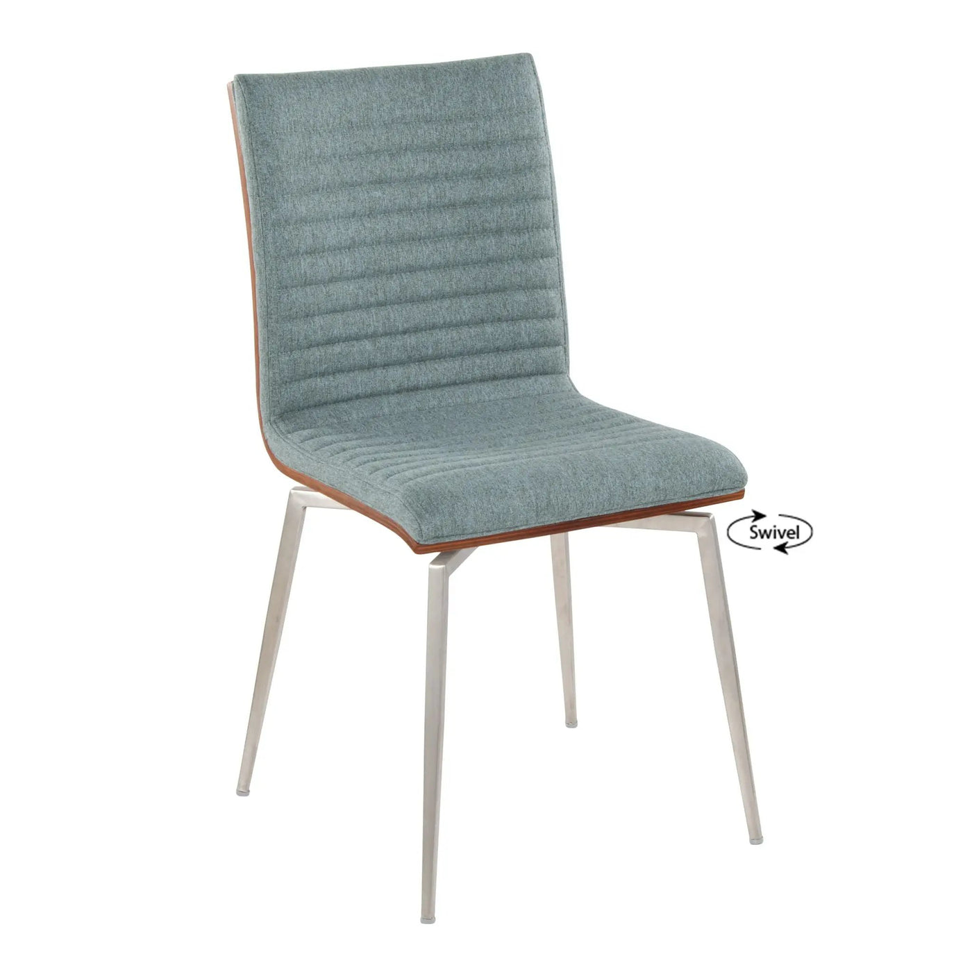 Mason - Contemporary Dining Chair (Set of 2) With Swivel by HouseOfZazla