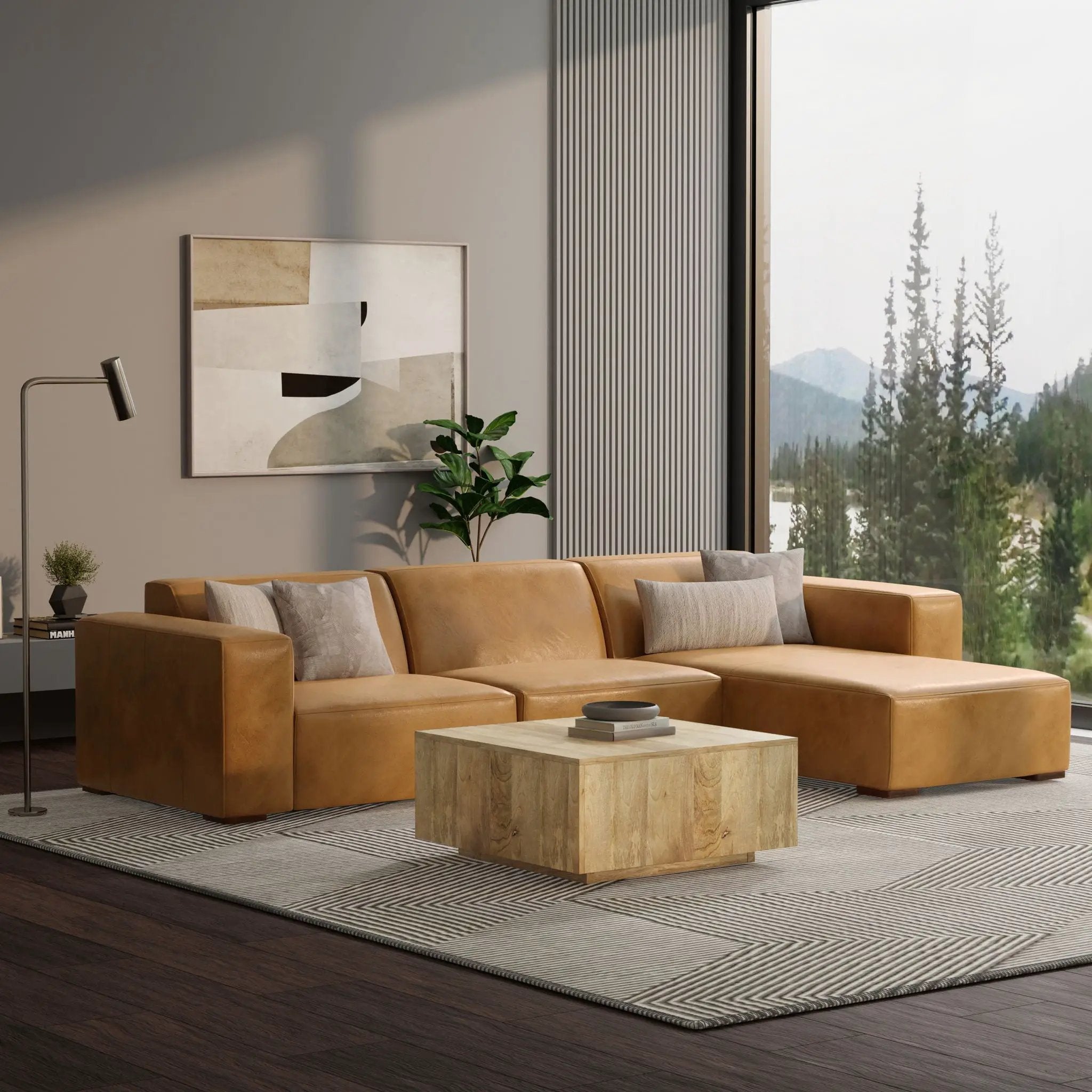 Rex - Handcrafted Sectional Sofa by Unique Piece Furniture